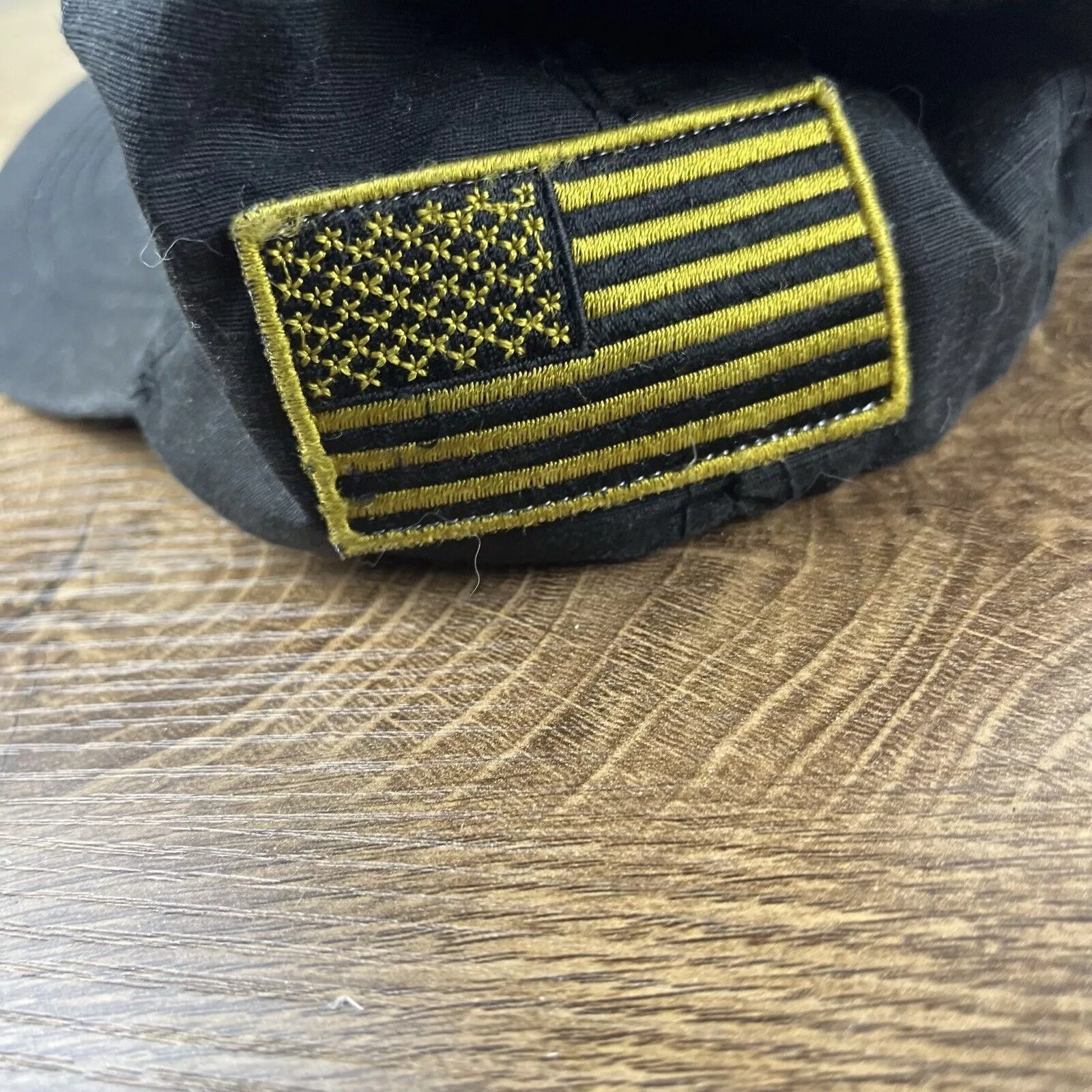 Other Hats Other Patch Hat USA Flag Patch Hat Black Adjustable Hat Black Adul