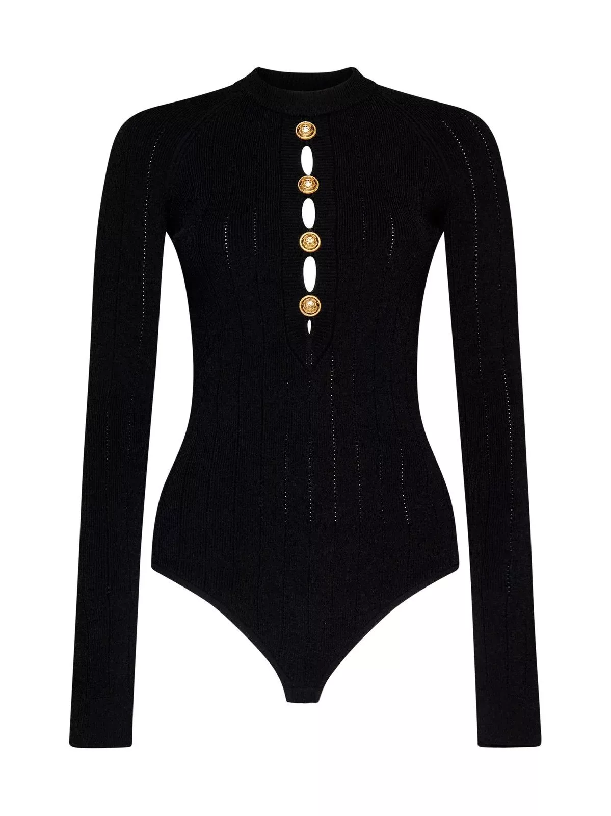 Balmain Bodysuits Balmain o1w1db10624 Bodysuit in Black