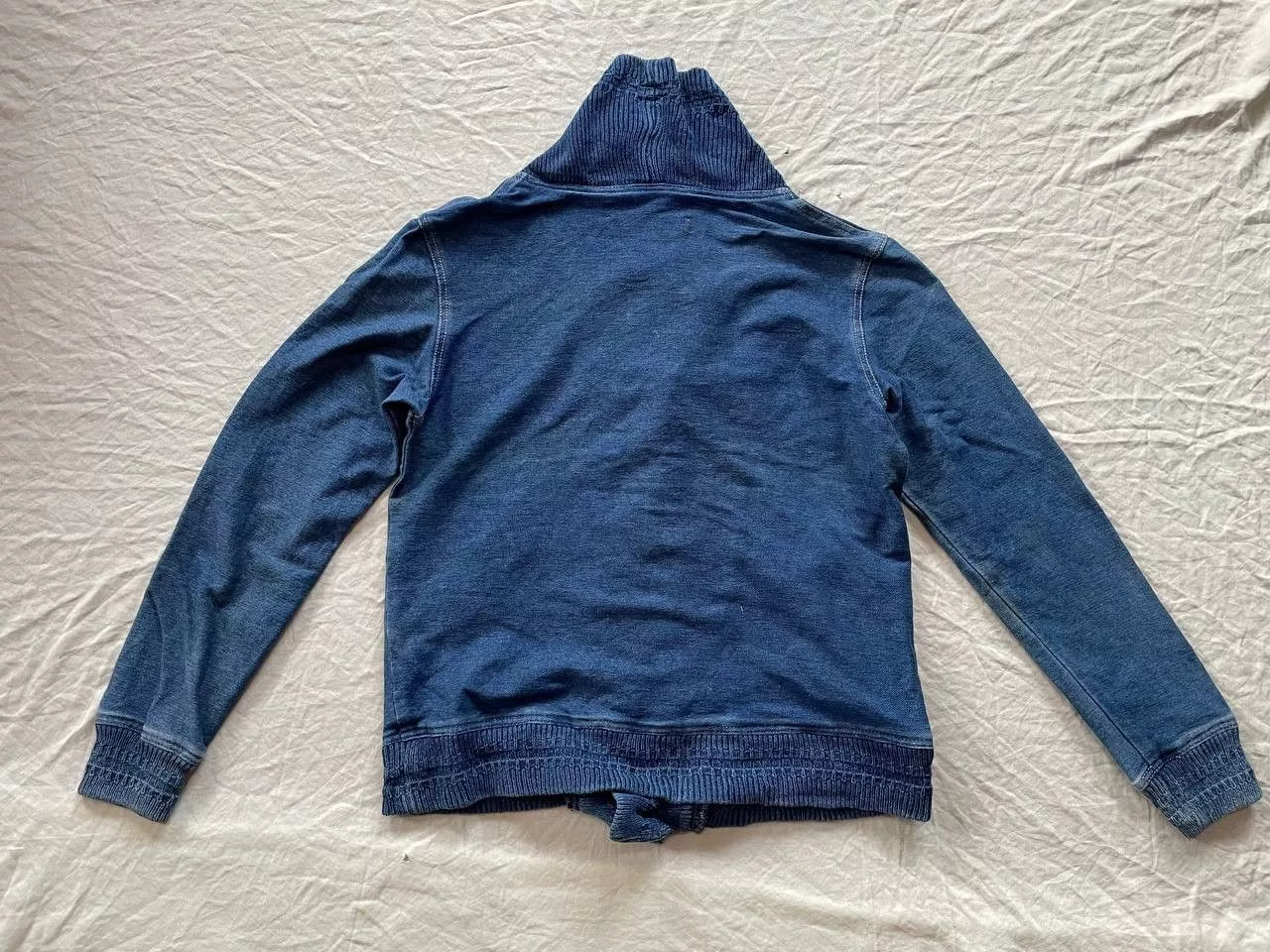 Designer Light Jackets Designer × Japanese Brand Kriff Mayer Button Up Cotton Jacket Blue