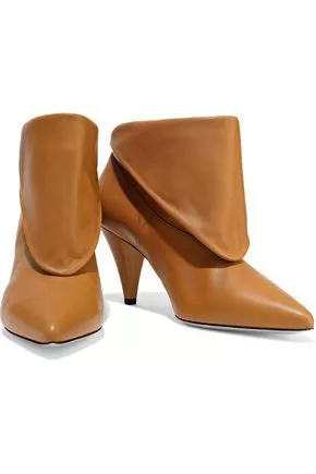 Givenchy Boots Givenchy GIVECNCHY Fold-Over Ankle Boots Camel Brown