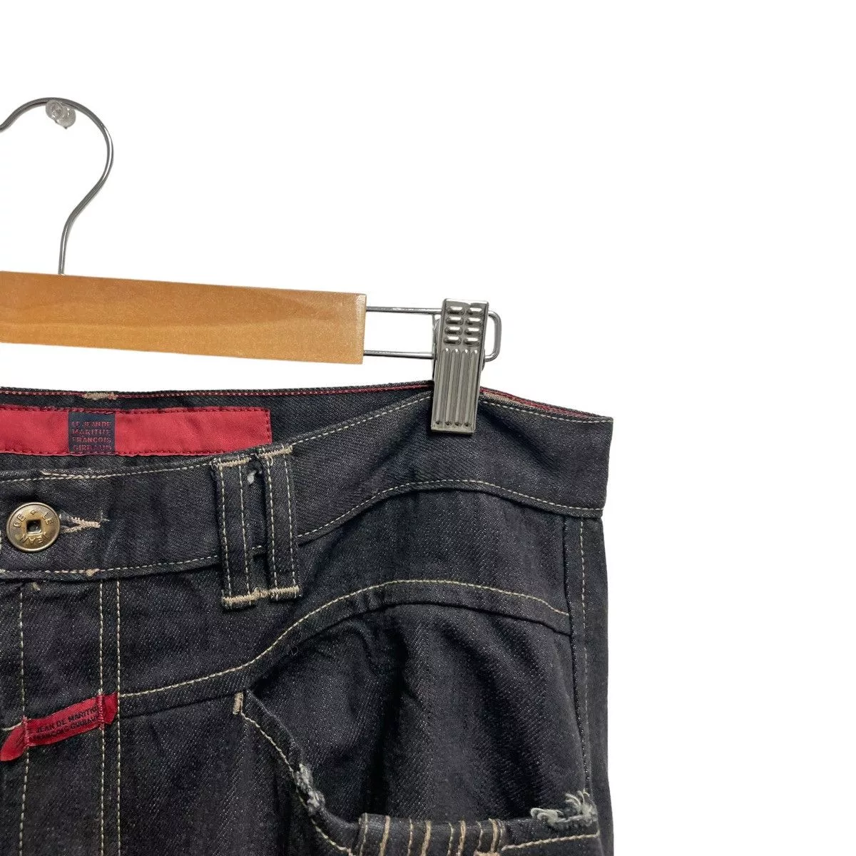 Marithe + Francois Girbaud Denim Marithe + Francois Girbaud Marithe Francois girbaud denim pants Blue
