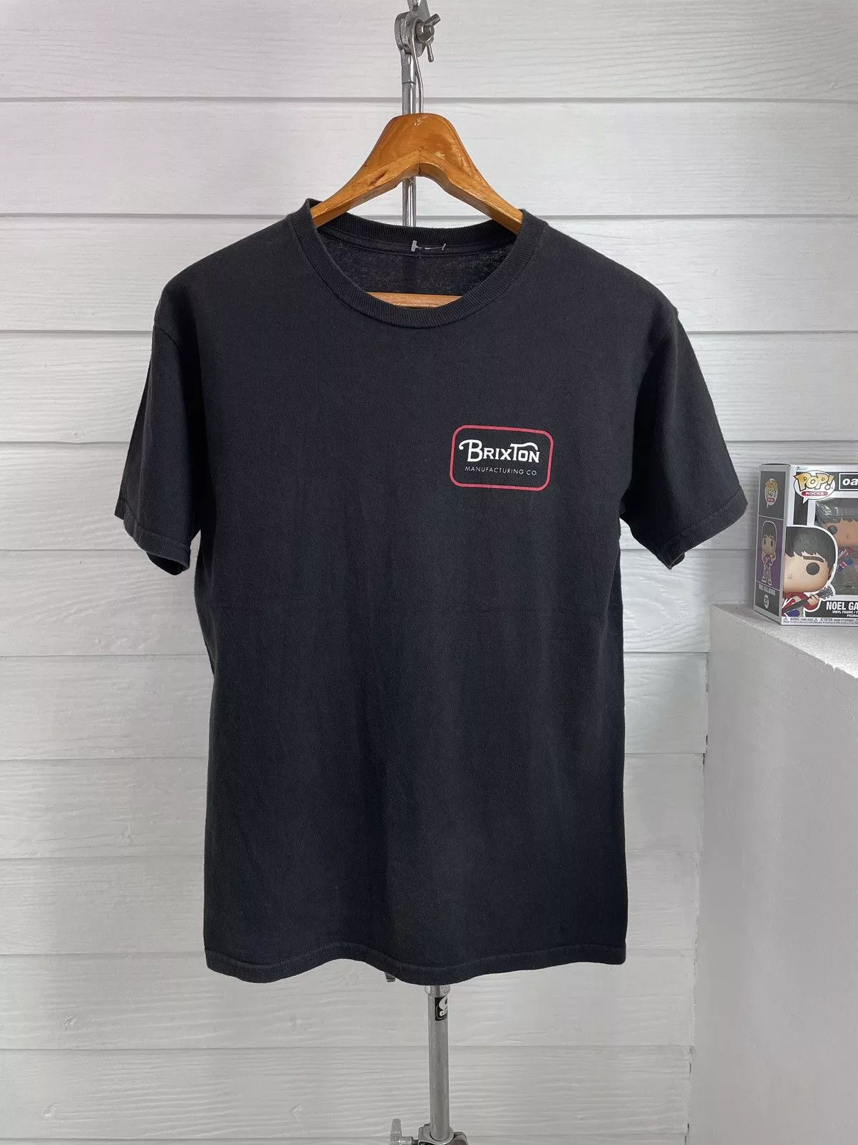 Brixton Short Sleeve T Shirts Brixton × Vintage BRIXTON T-SHIRT Black Streetwear