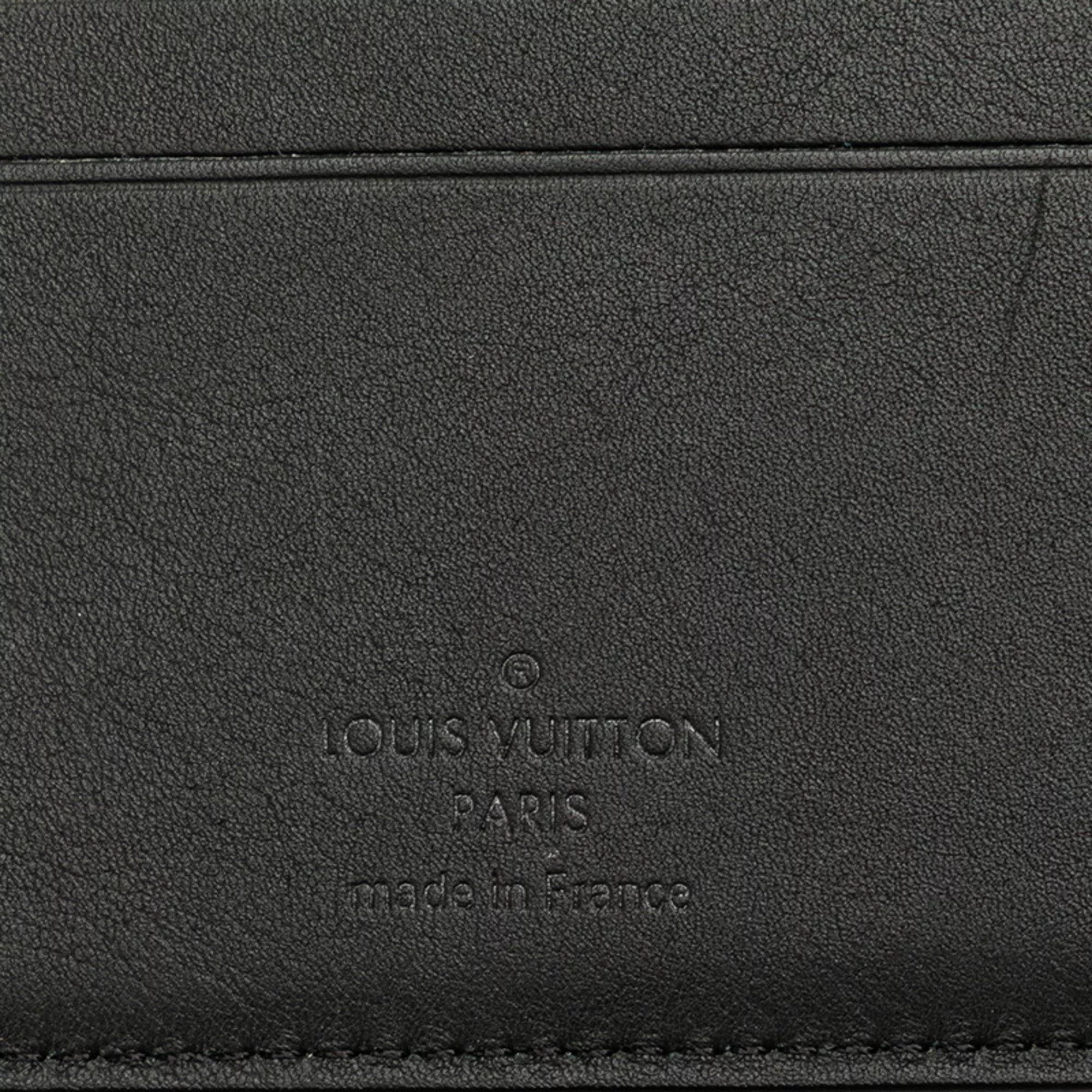 Louis Vuitton Wallets Louis Vuitton Monogram Spotlight Bi-fold Wallet Compact M82297 Noir Black Leather Women's LOUIS VUITTON