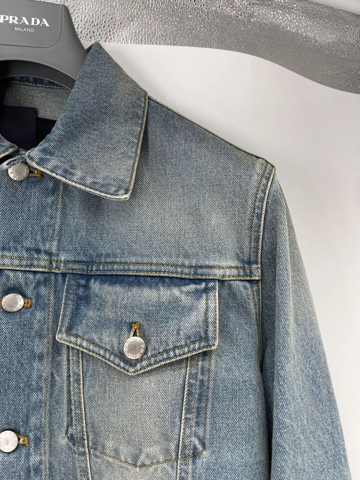 Prada Denim Jackets Prada Denim Jacket Size M Blue