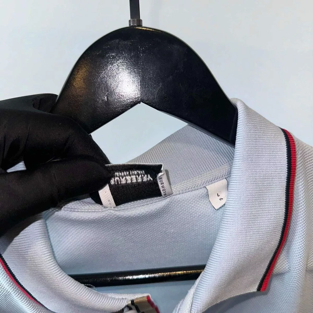 Burberry Polos BURBERRY POLO SHIRT Blue Luxury