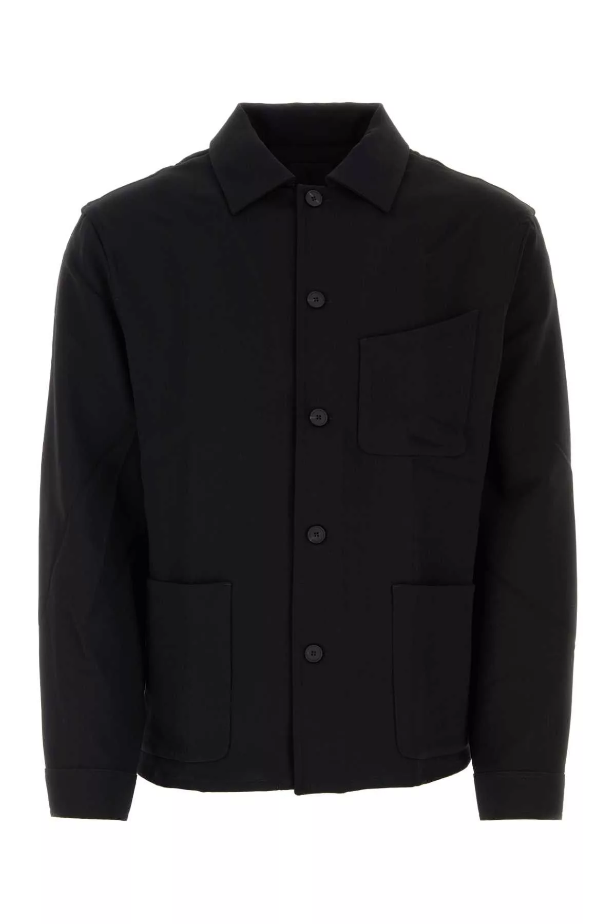 Givenchy Short Sleeve T Shirts Givenchy Black Wool Blend Shirt Multi