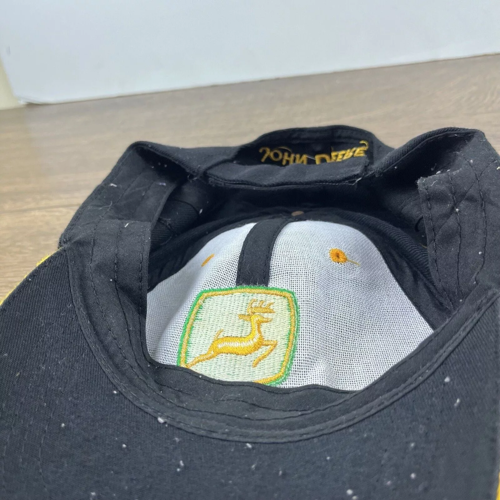 John Deere Hats John Deere Black Hat JD John Deere Black Cap Hat Adjustable