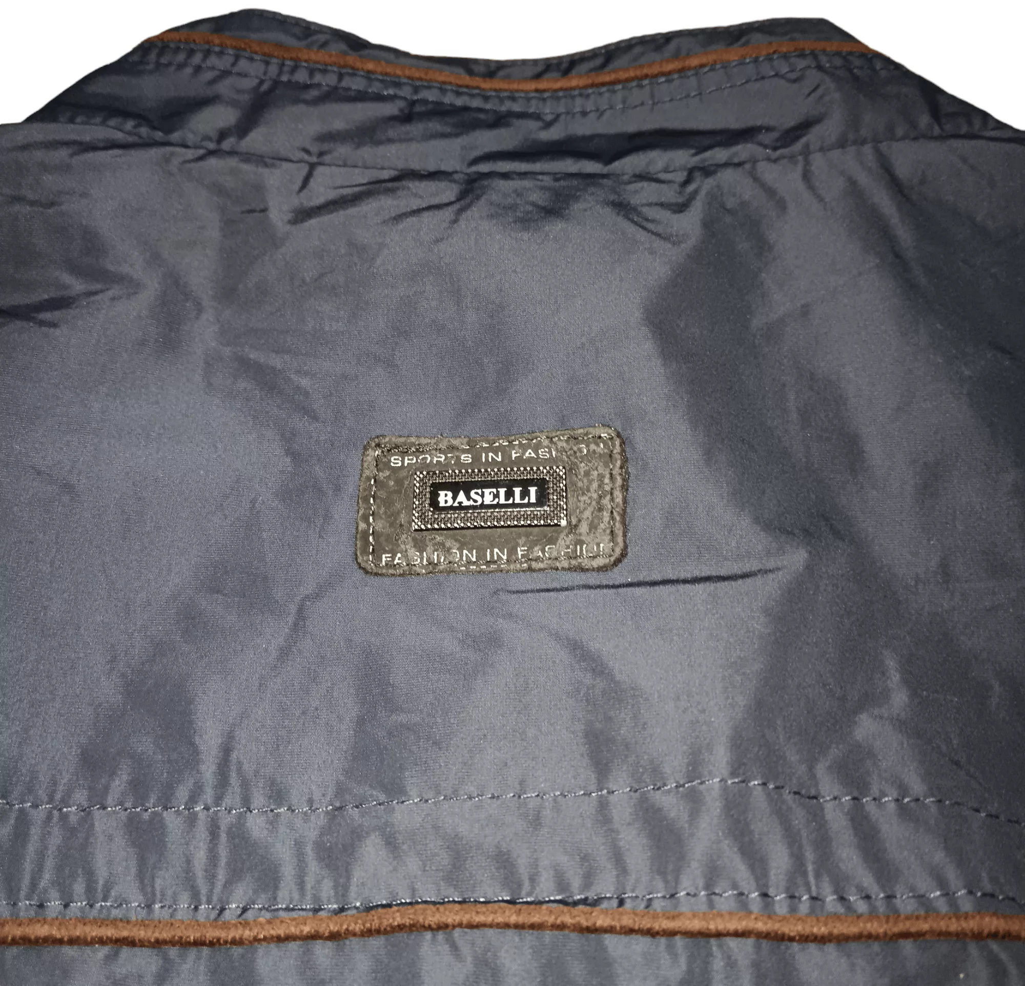 Designer Light Jackets Designer ENRICO BASELLI LIGHT JACKET Blue Gorpcore