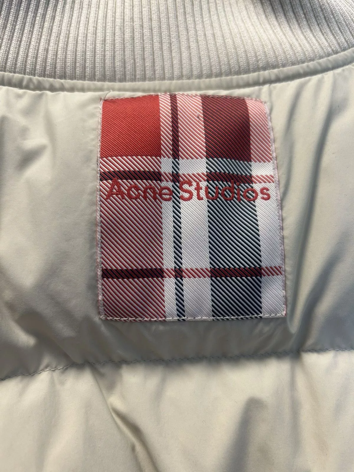 Acne Studios Down Jackets Acne Studios acne studio cropped quilted down puffer jacket Beige