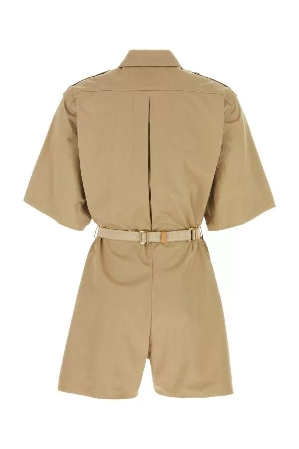 Prada Jumpsuits Prada Khaki Cotton Jumpsuit Multi