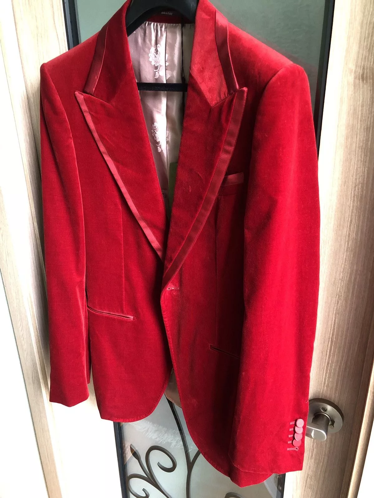 Gucci Blazers Gucci Red Velvet Blazer