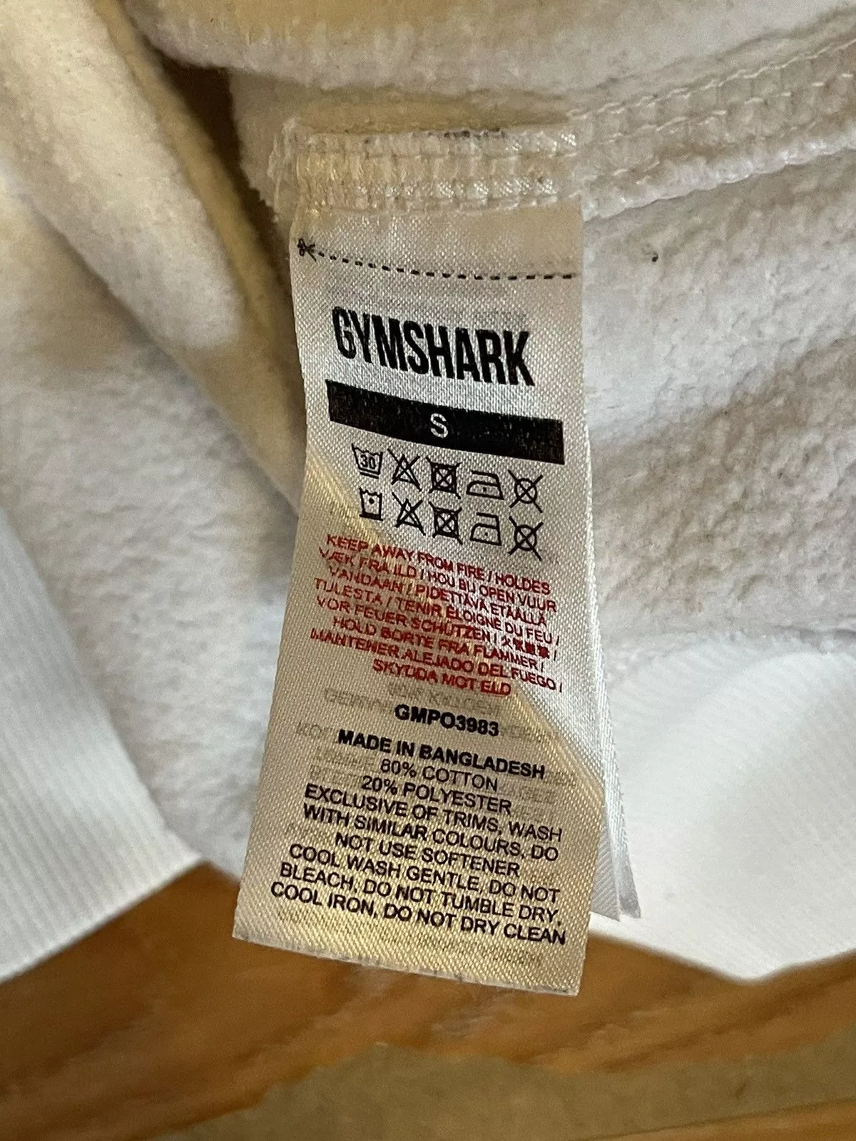 Gymshark Sweatshirts Hoodies White Gymshark Pullover⚪️🦈