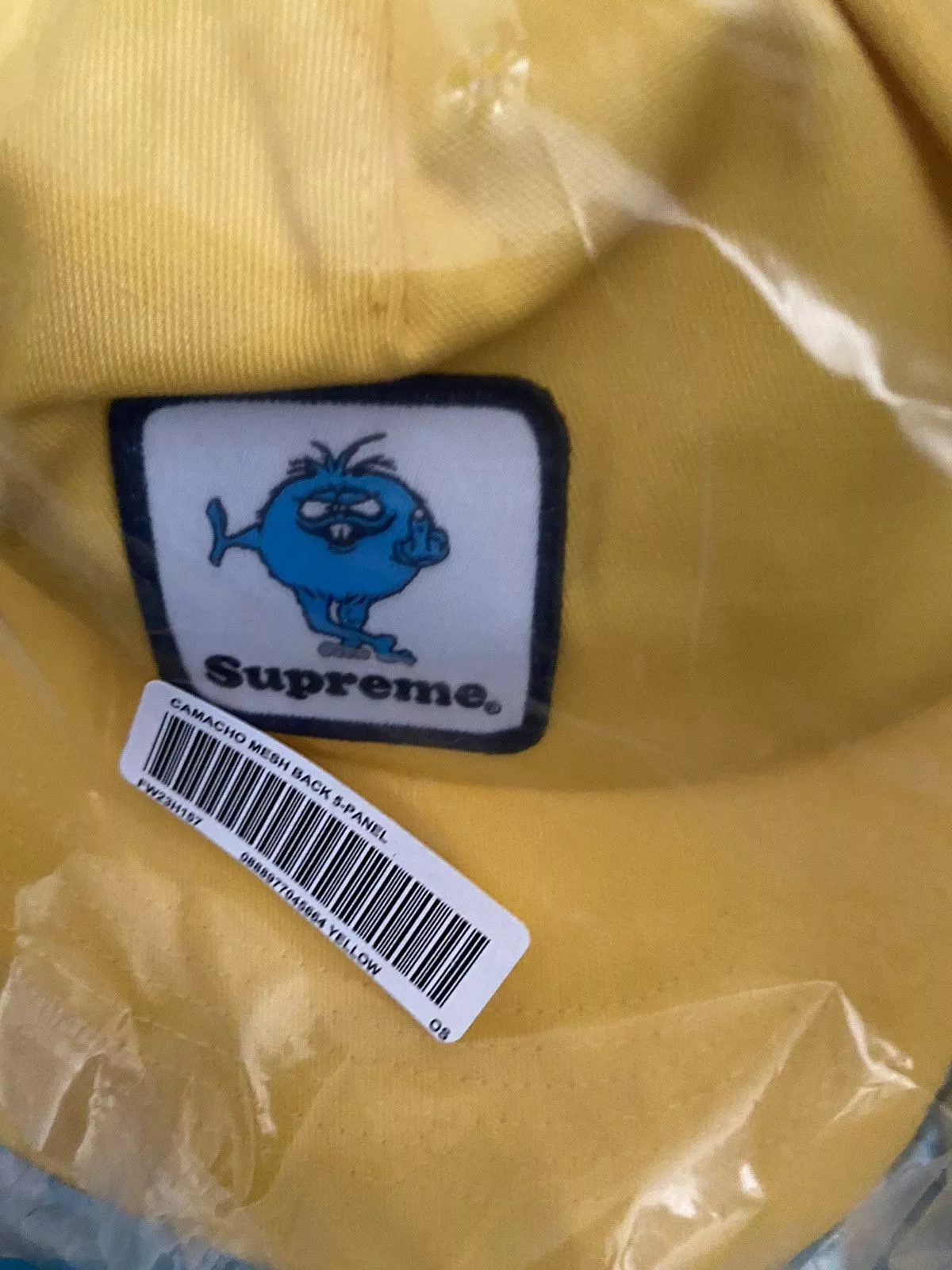 Supreme Hats Supreme Camacho Mesh Back 5-Panel Yellow (FW23)
