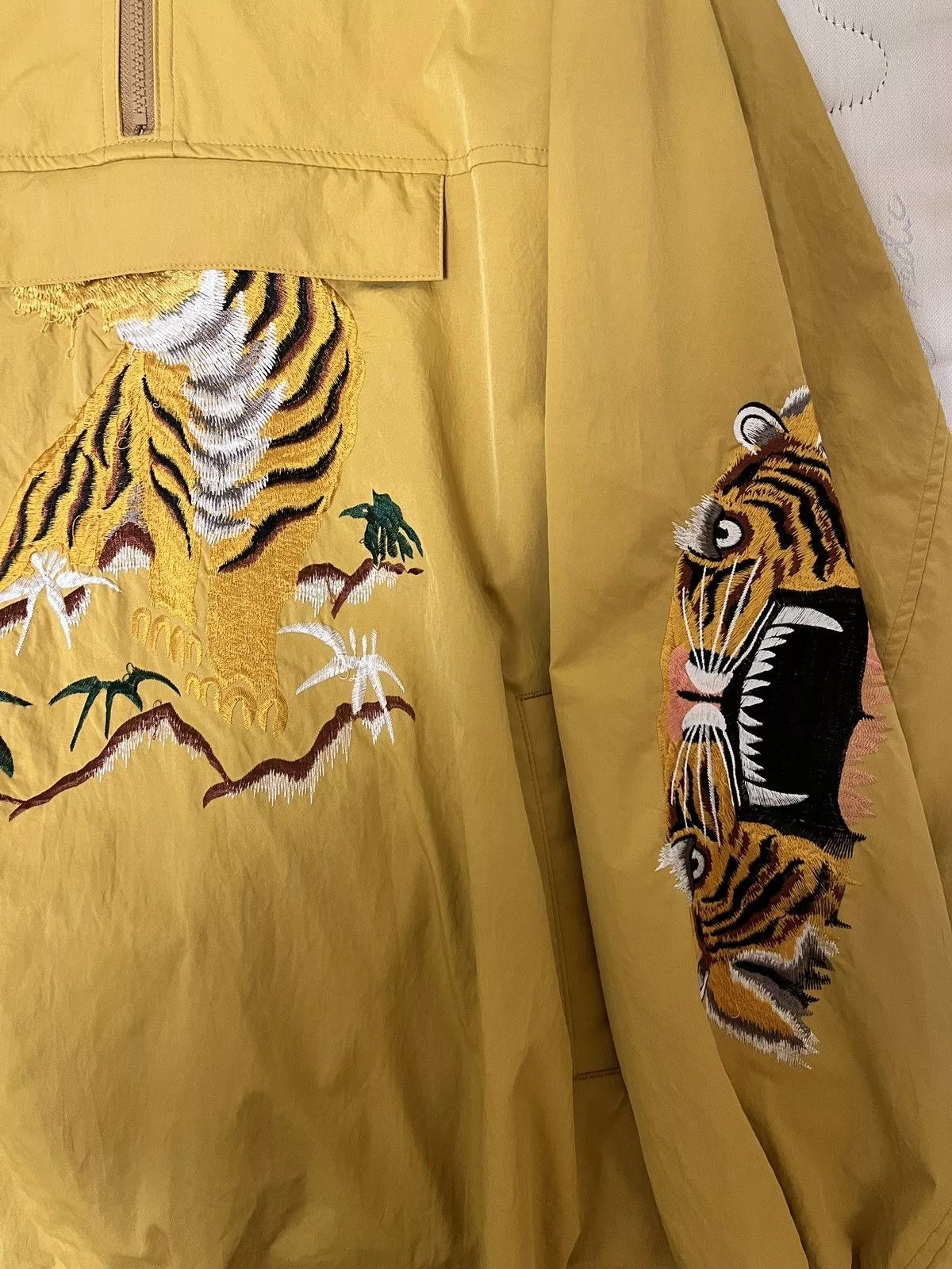 Doublet Raincoats DOUBLET Embroidery Anorak Yellow