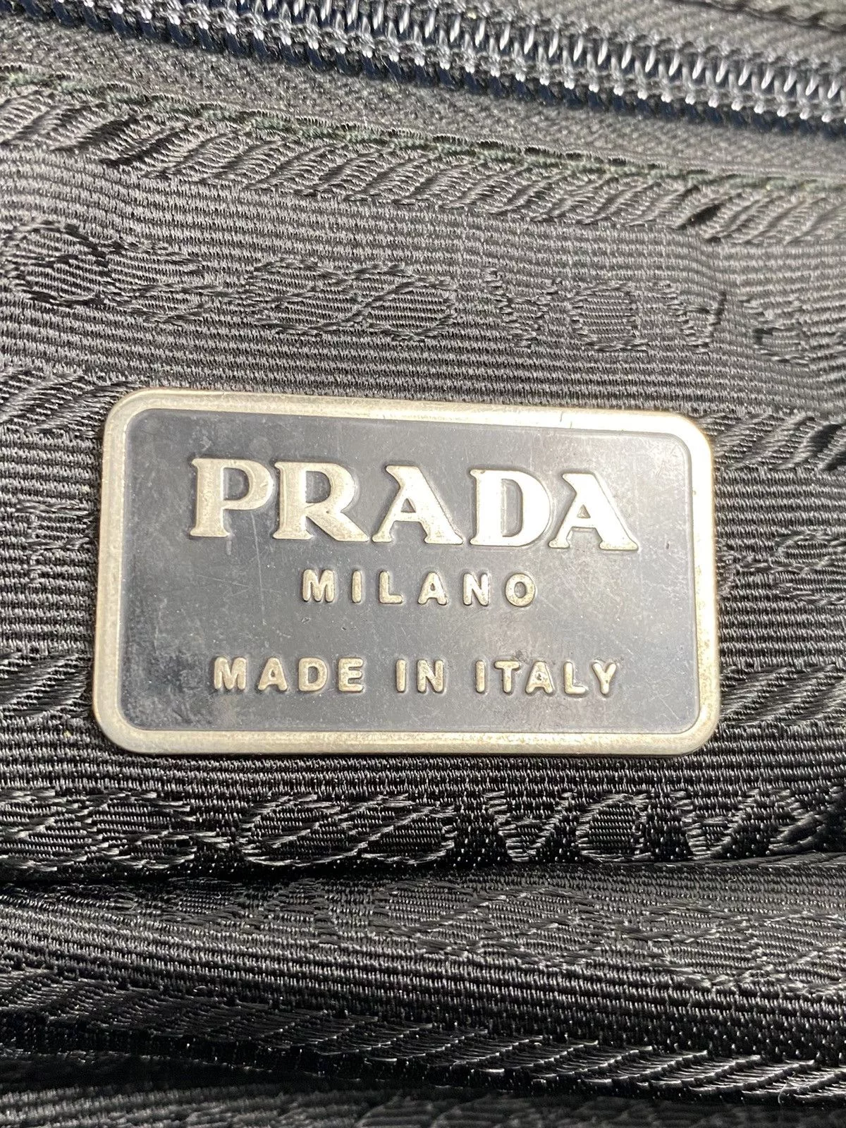 Prada Shoulder Bags Prada Tessuto Nero Nylon Hand Bag Black