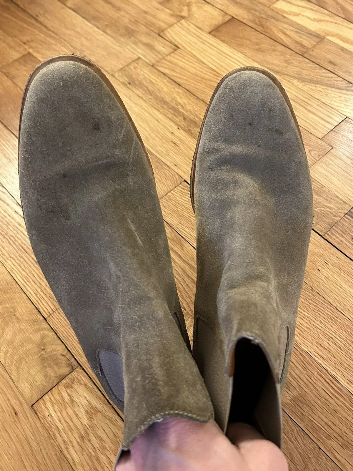 Common Projects Boots Common Projects Suede Chelsea Boots in Taupe sz 42 Brown