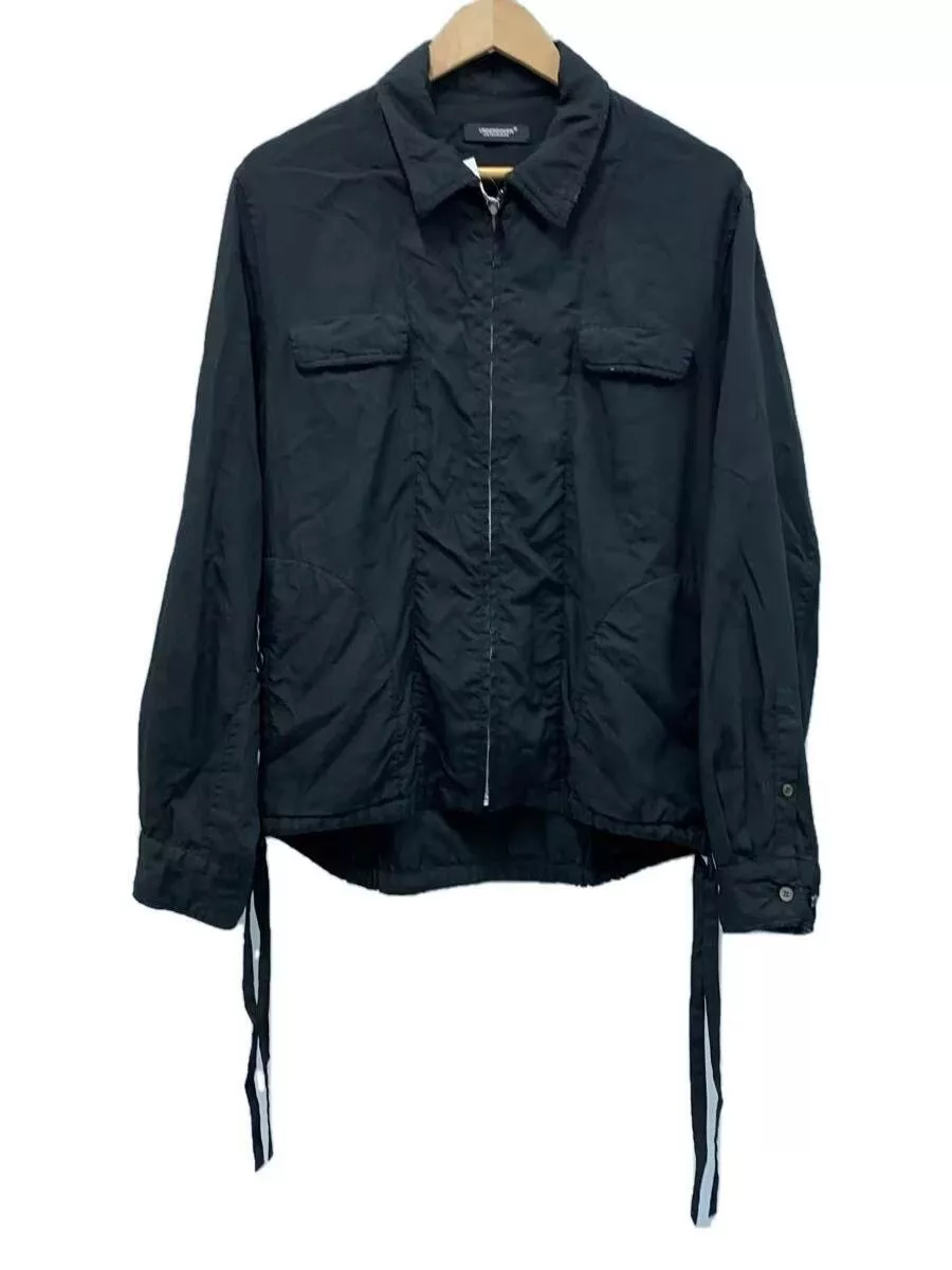 Undercover Light Jackets Undercover Draw String Zip Blouson Jacket Black