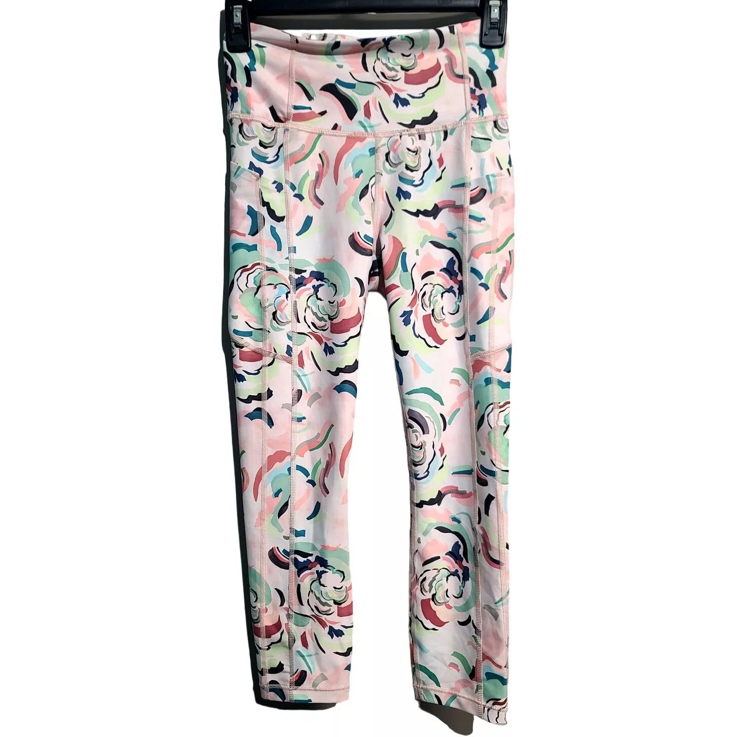 Athleta Leggings Athleta Ultimate Stash II Capri Pink