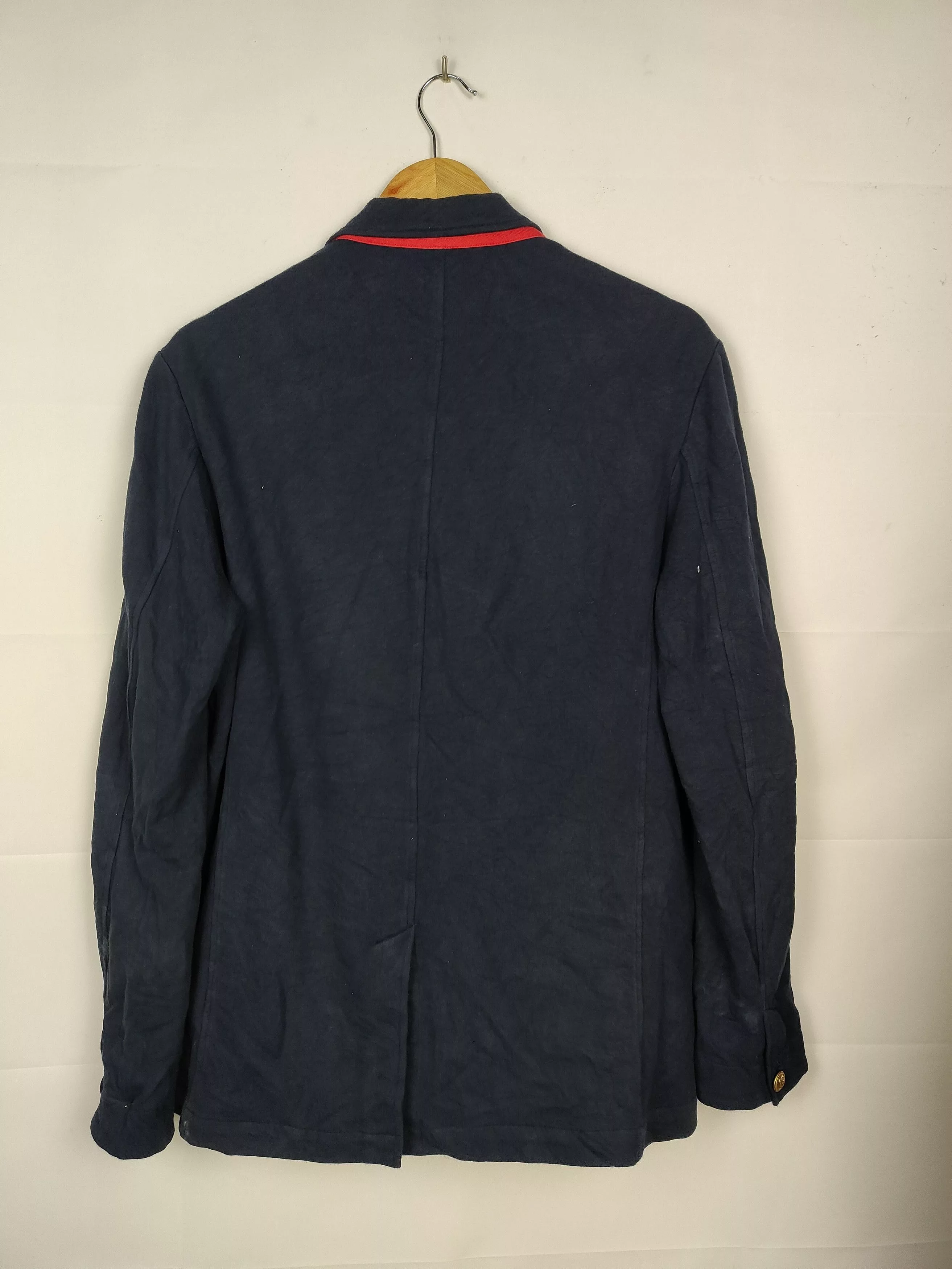 Black Label Light Jackets Black Label × Burberry × Designer Burberry Black Label Cotton Blazer Jacket Blue