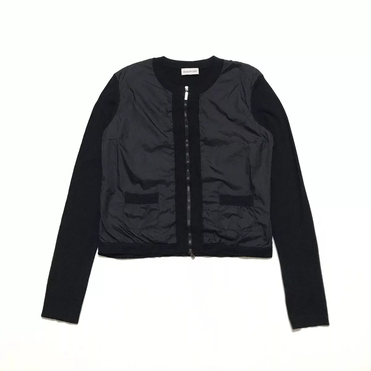 Moncler Jackets Moncler Maglia Tricot Alla Coreana Black