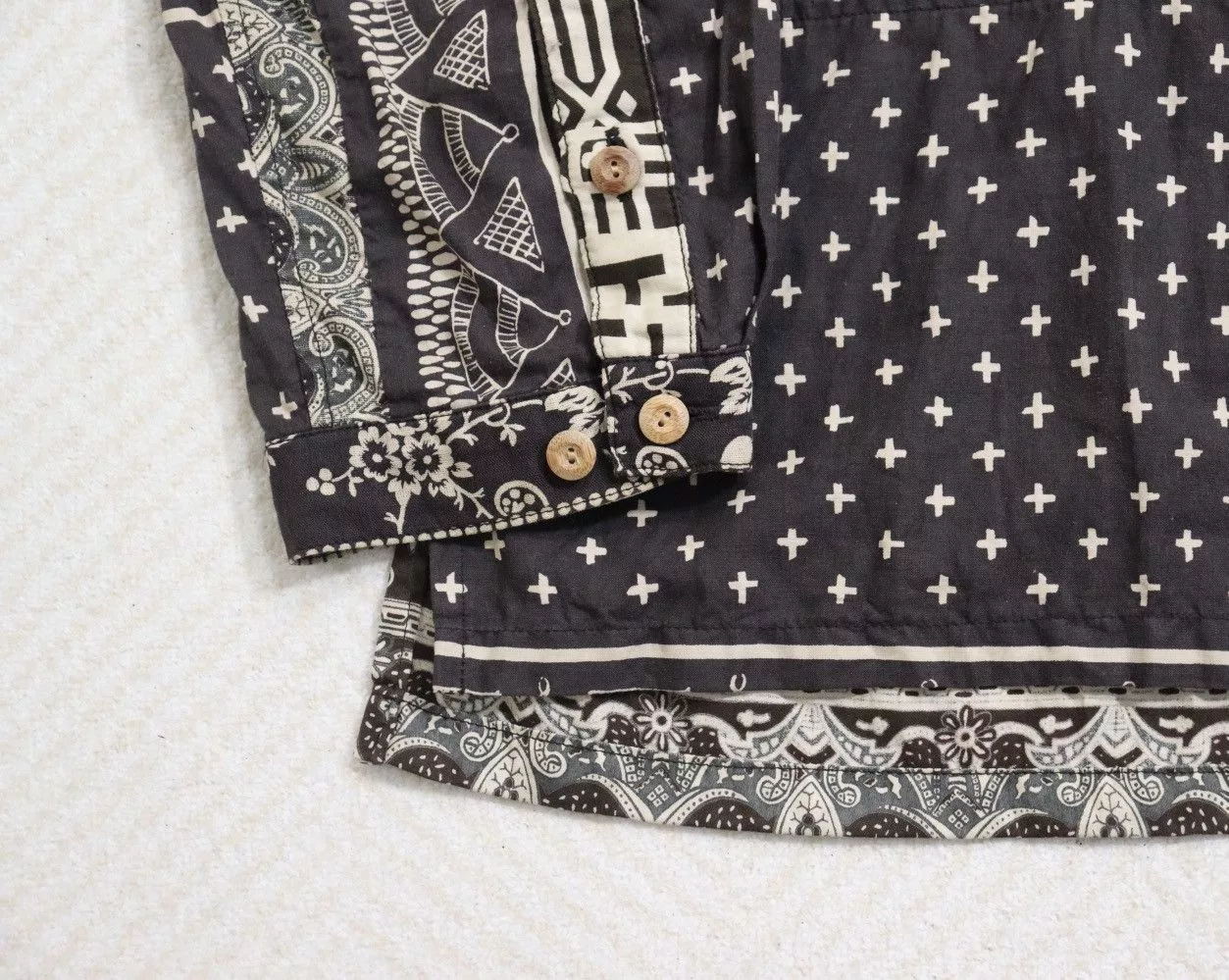 Visvim Light Jackets Visvim 19ss ICT Tunic P.O. Shirt Black