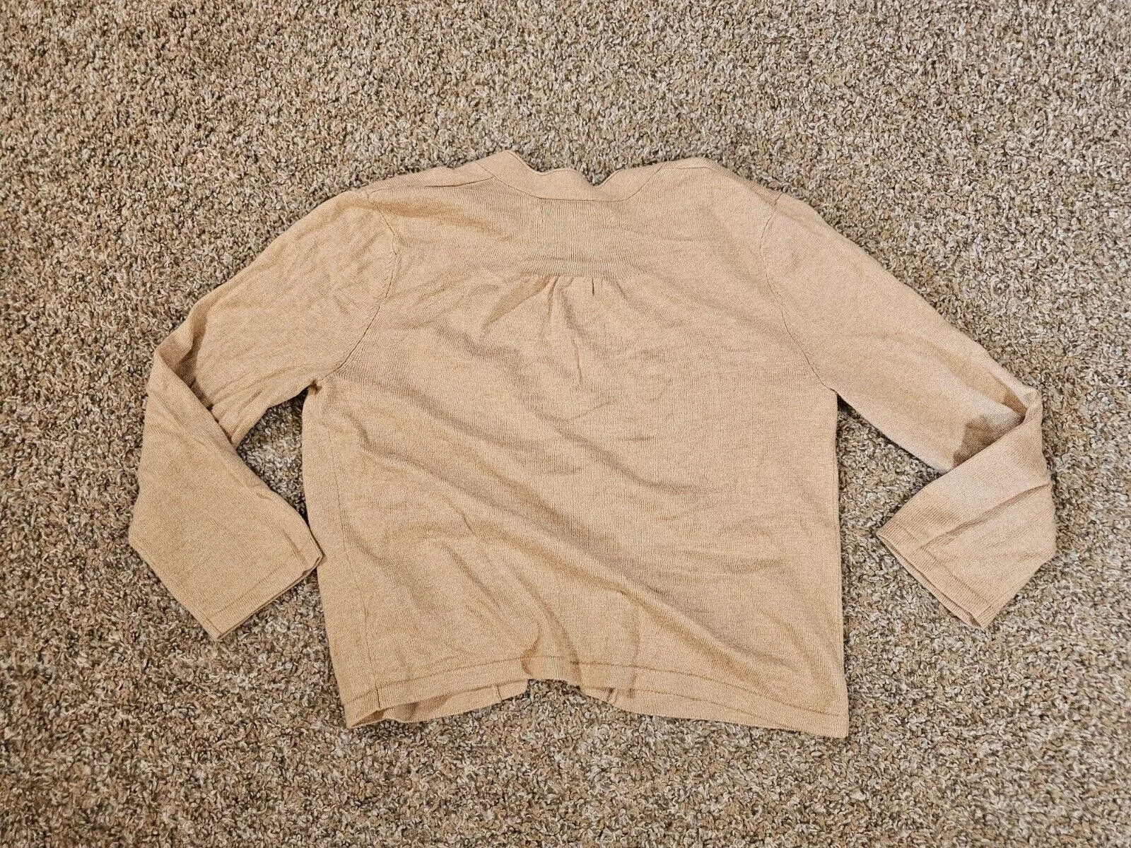 Old Navy Sweaters Old Navy Womens Medium Cardigan Sweater Neutral Beige Tan White