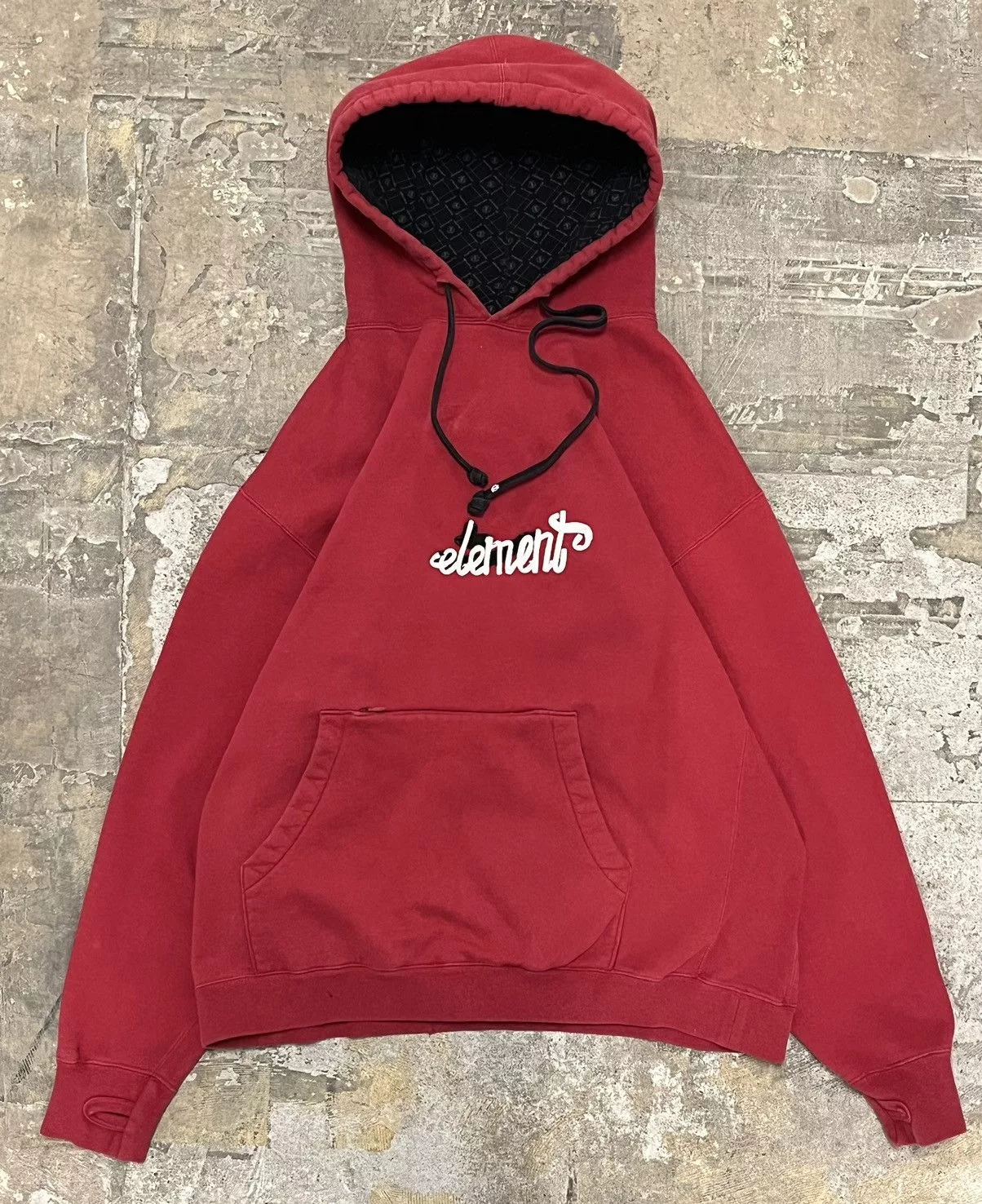 Element Sweatshirts Hoodies Element × Vintage Element y2k skater streetwear vintage hoodie Red