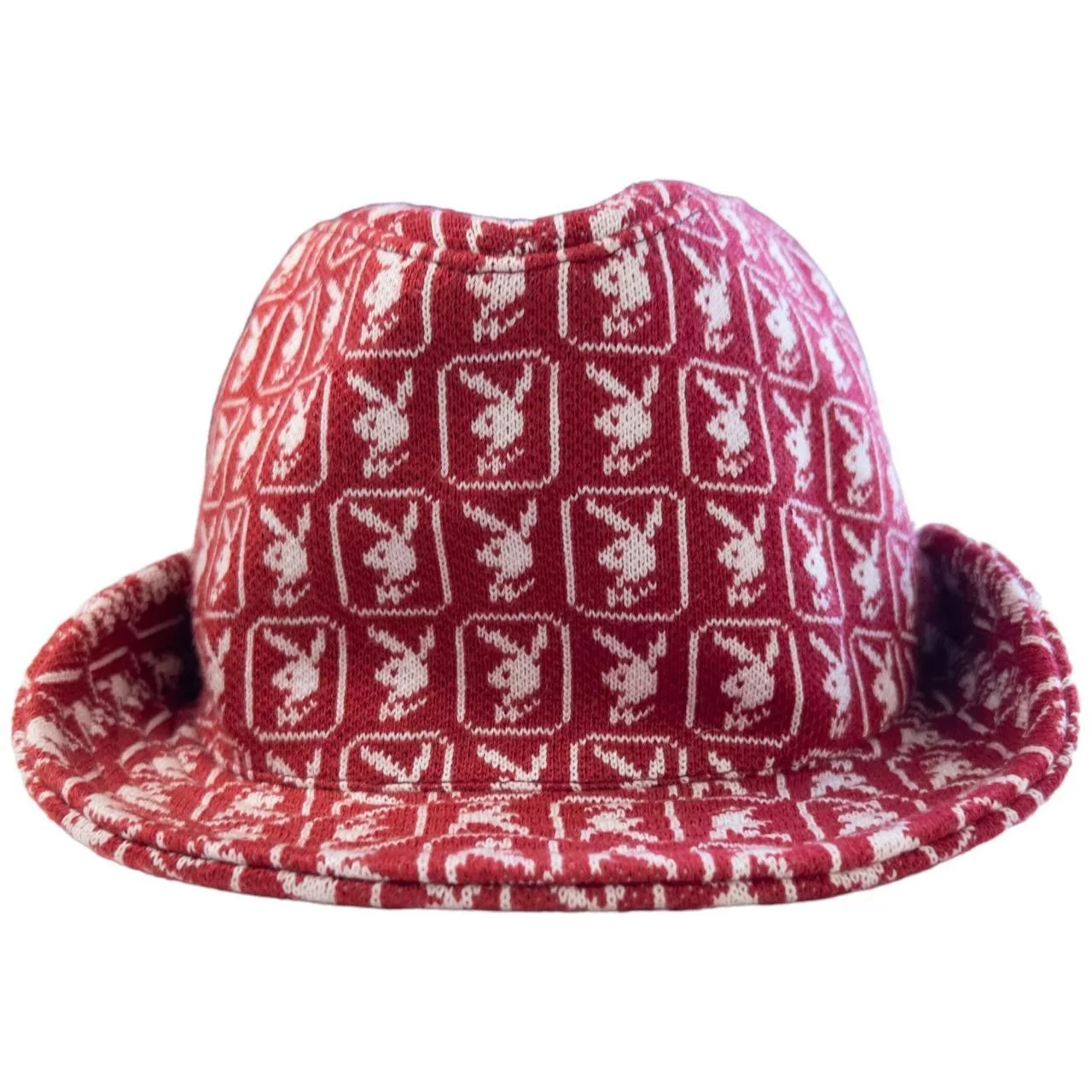 Playboy Hats Vintage Playboy Monogram Hat Red