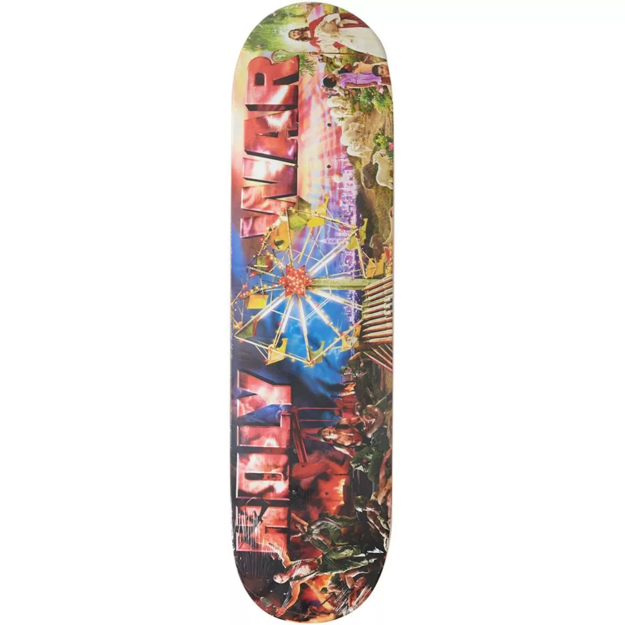 Supreme Supreme Supreme Holy War Skateboard Deck Black