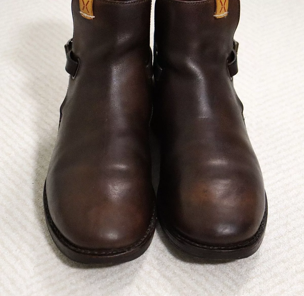 Visvim Boots Visvim 17aw Buckled Riding Boots Folk（Horse） Brown