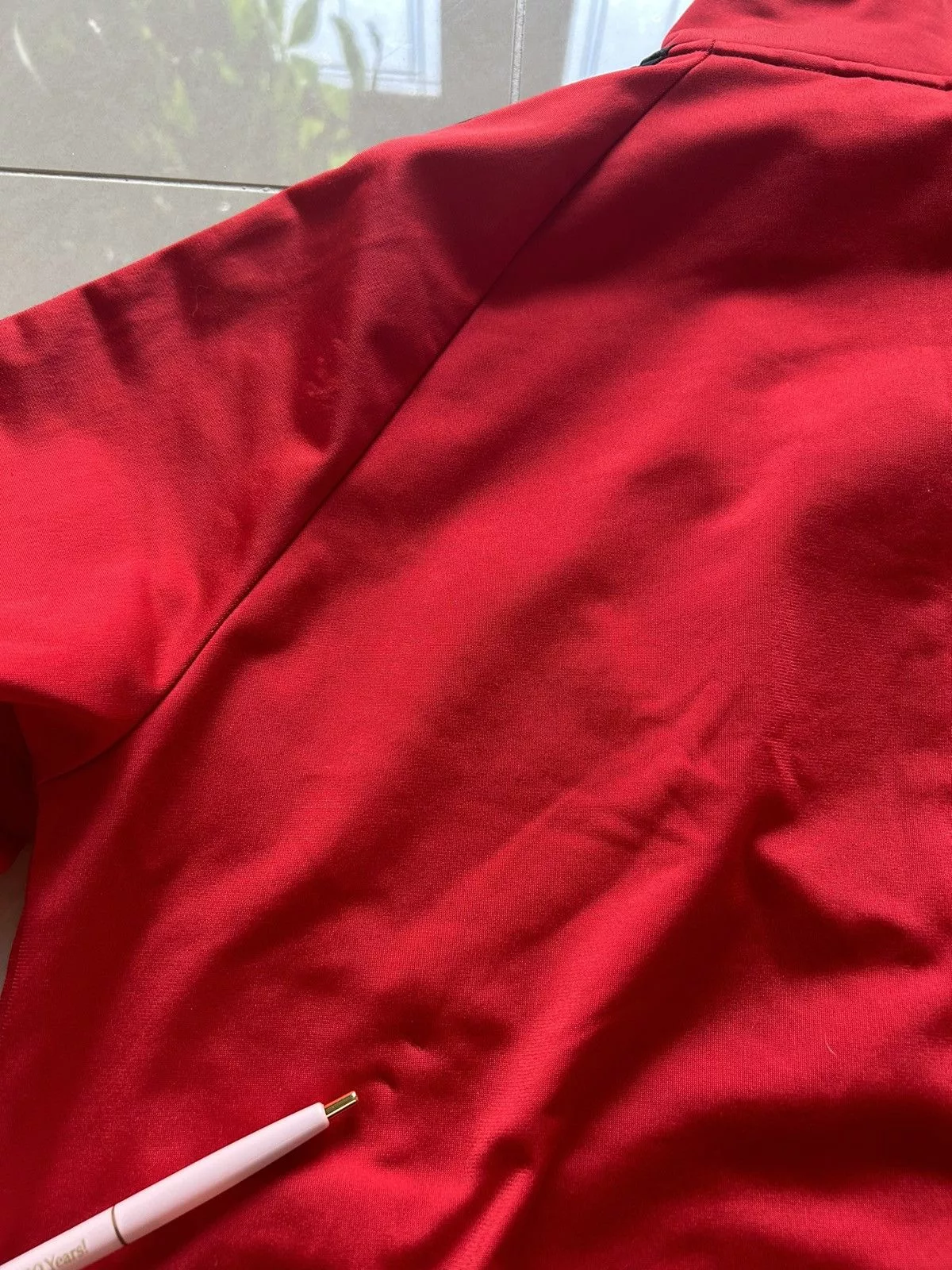Adidas Light Jackets 2000s Adidas Track Jacket Three Stripes Red