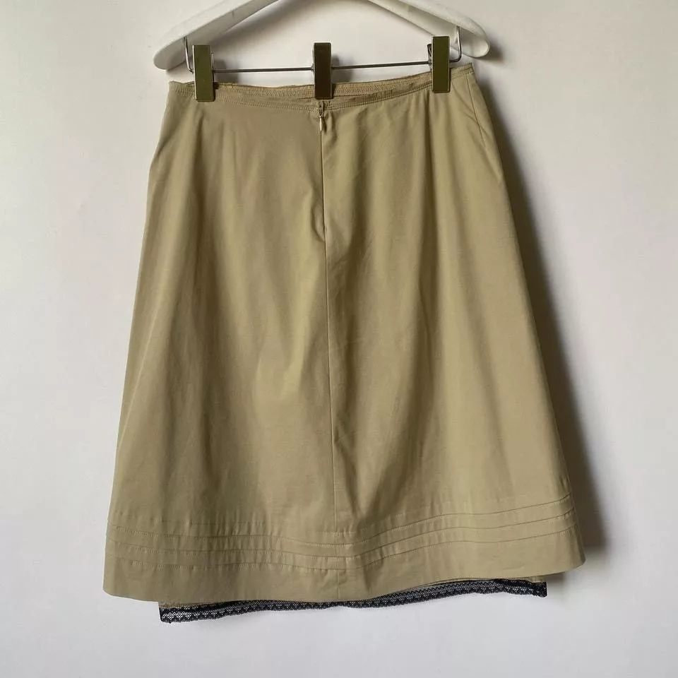 Prada Midi Skirts Prada × Vintage prada midi skirt from 2007 line Beige