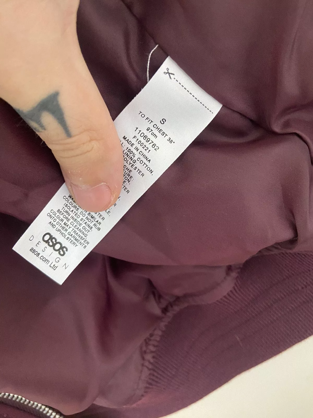 Asos Bombers Asos Bomber jacket Red