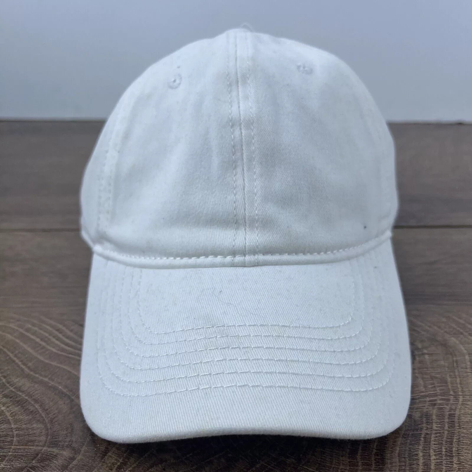 Other Hats Other Plain White Running Hat Athletic White Cap Hat Adjustable Ha