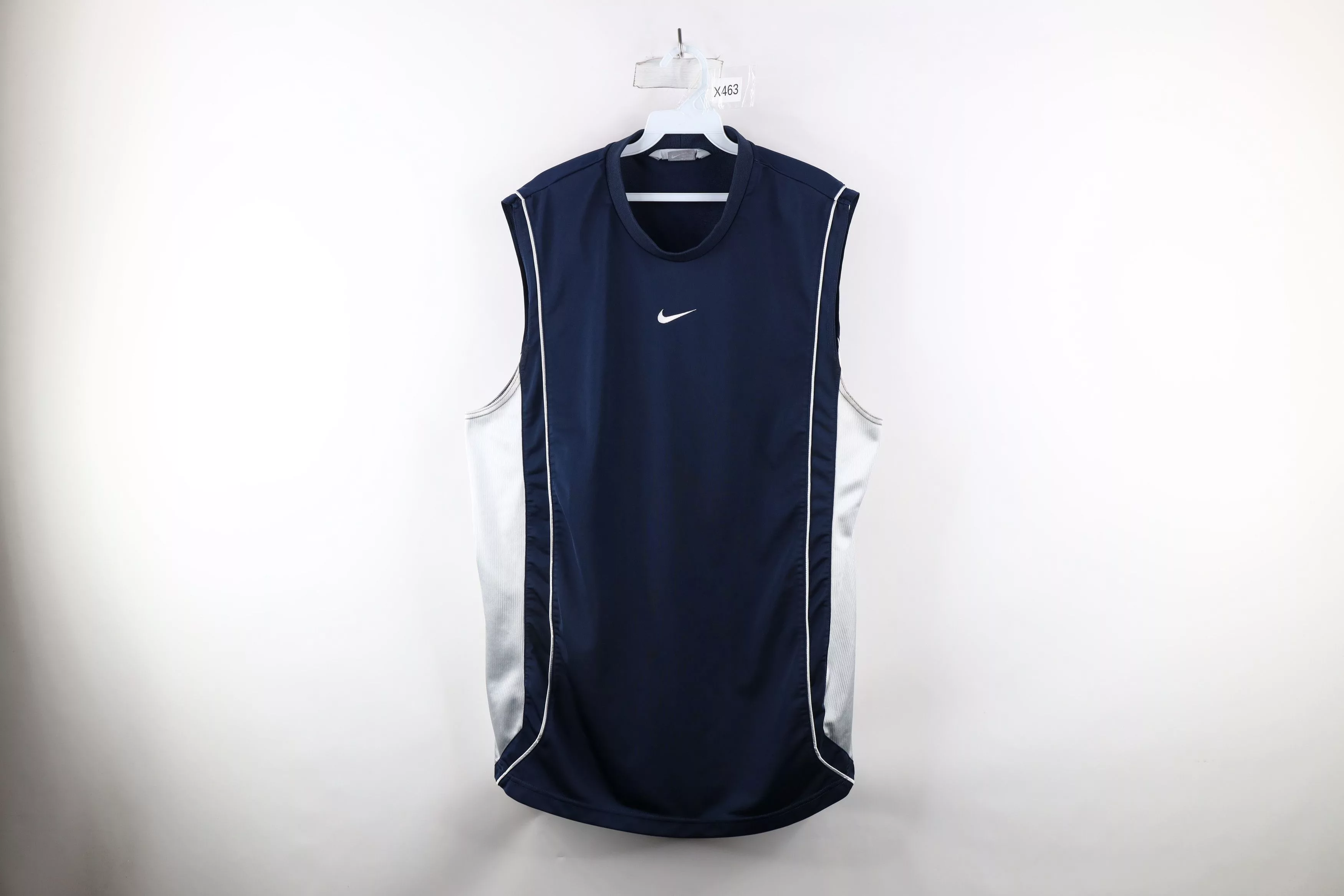 Nike Tank Tops Sleeveless Nike × Vintage Vintage Nike Center Swoosh Sleeveless Muscle Jersey T-Shirt Multi