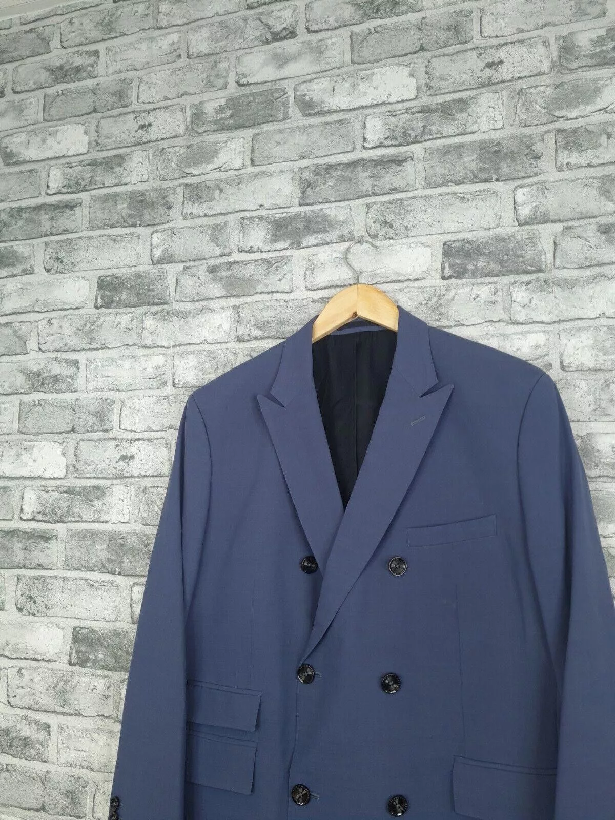 Pretty Green Light Jackets Pretty Green Jacket Size 44 Paul Mccartney Double Breast Blue