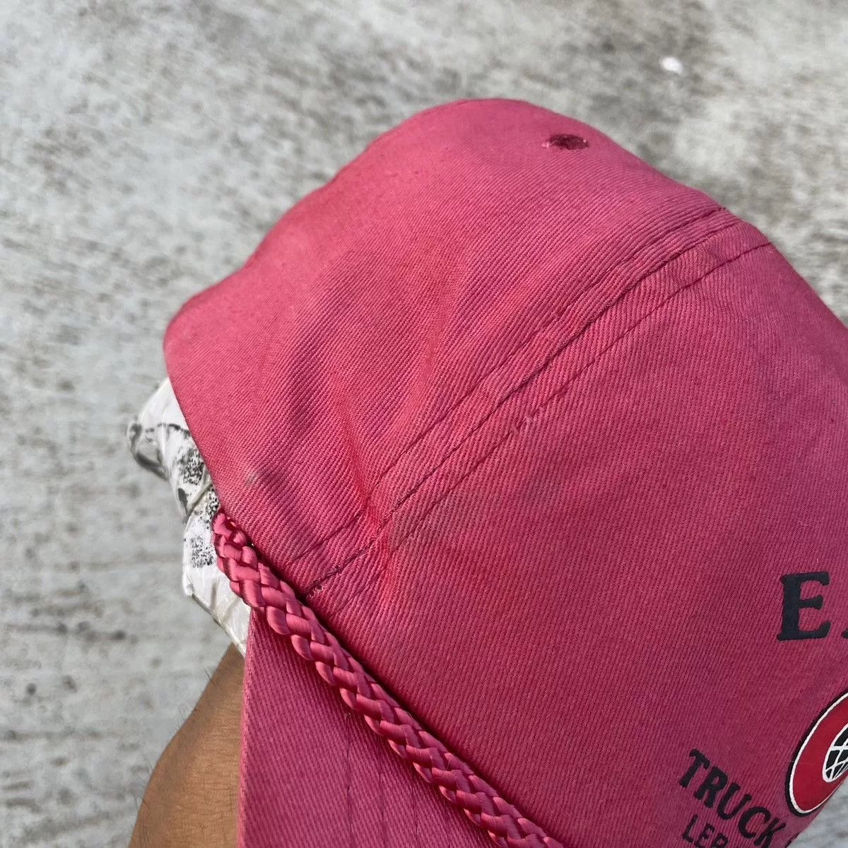 Vintage Hats Vintage. Lebanon, Exit 18. Truck stop rope hat Red