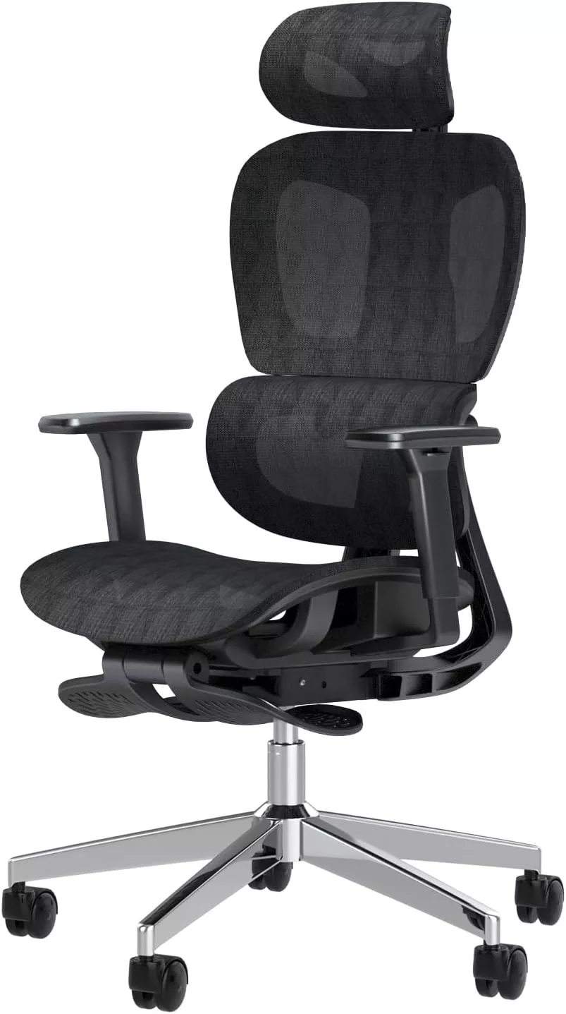 PatioMage Ergonomic Office Chair Big and Tall with Adjustable Lumbar High Back Mesh Chair