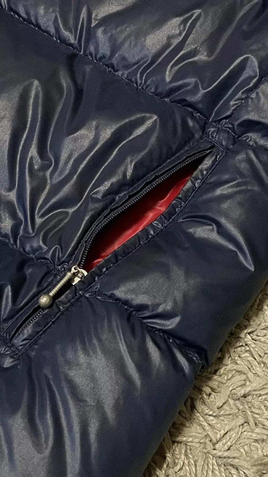 Designer Bombers Designer MONCLER DOWN JACKET Blue