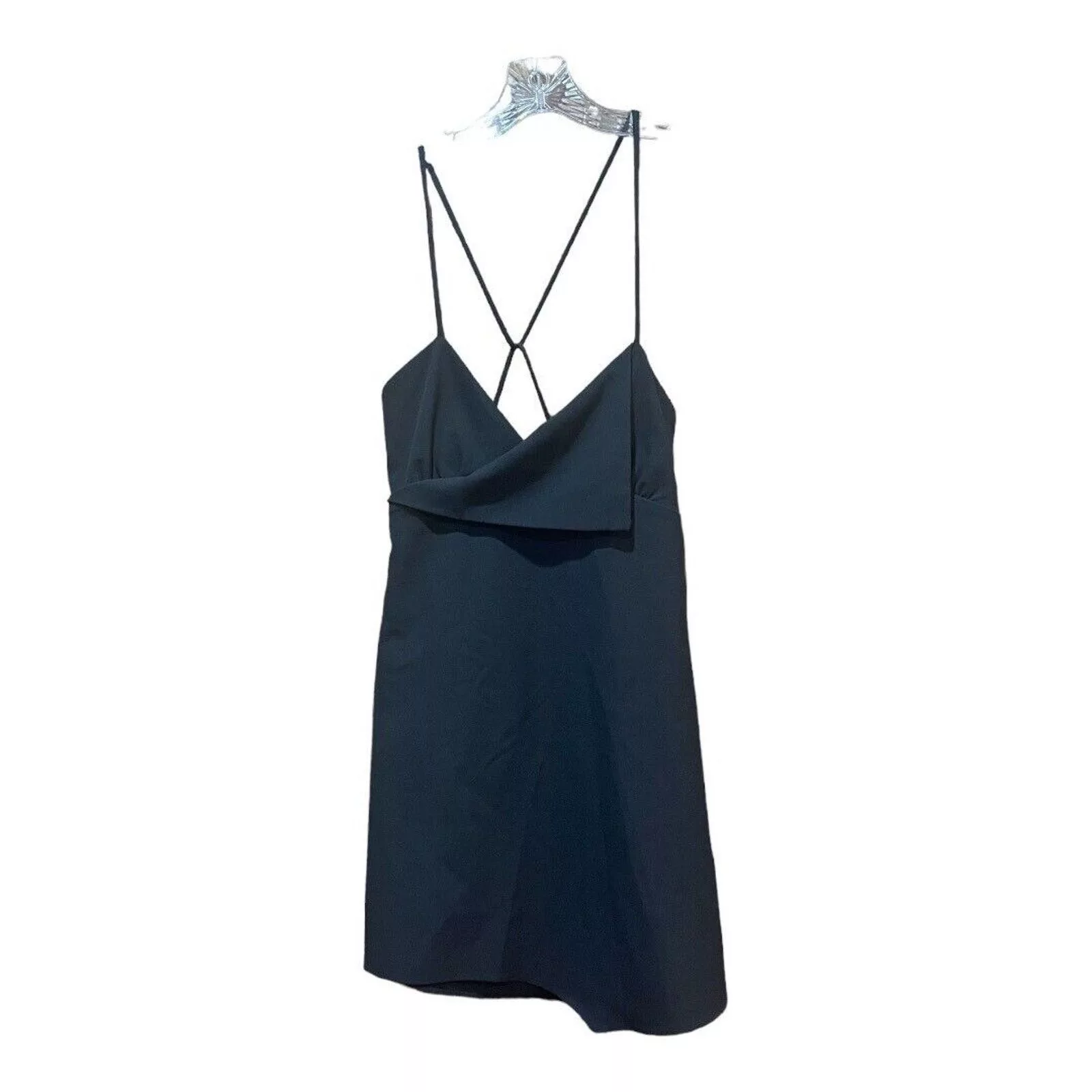 Zara Mini Dresses ZARA Surplice Black Dress