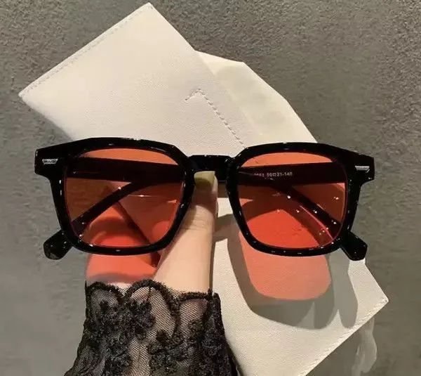 Electric Visual Glasses Electric Visual Red Lense Black Frame Sunglasses Streetwear