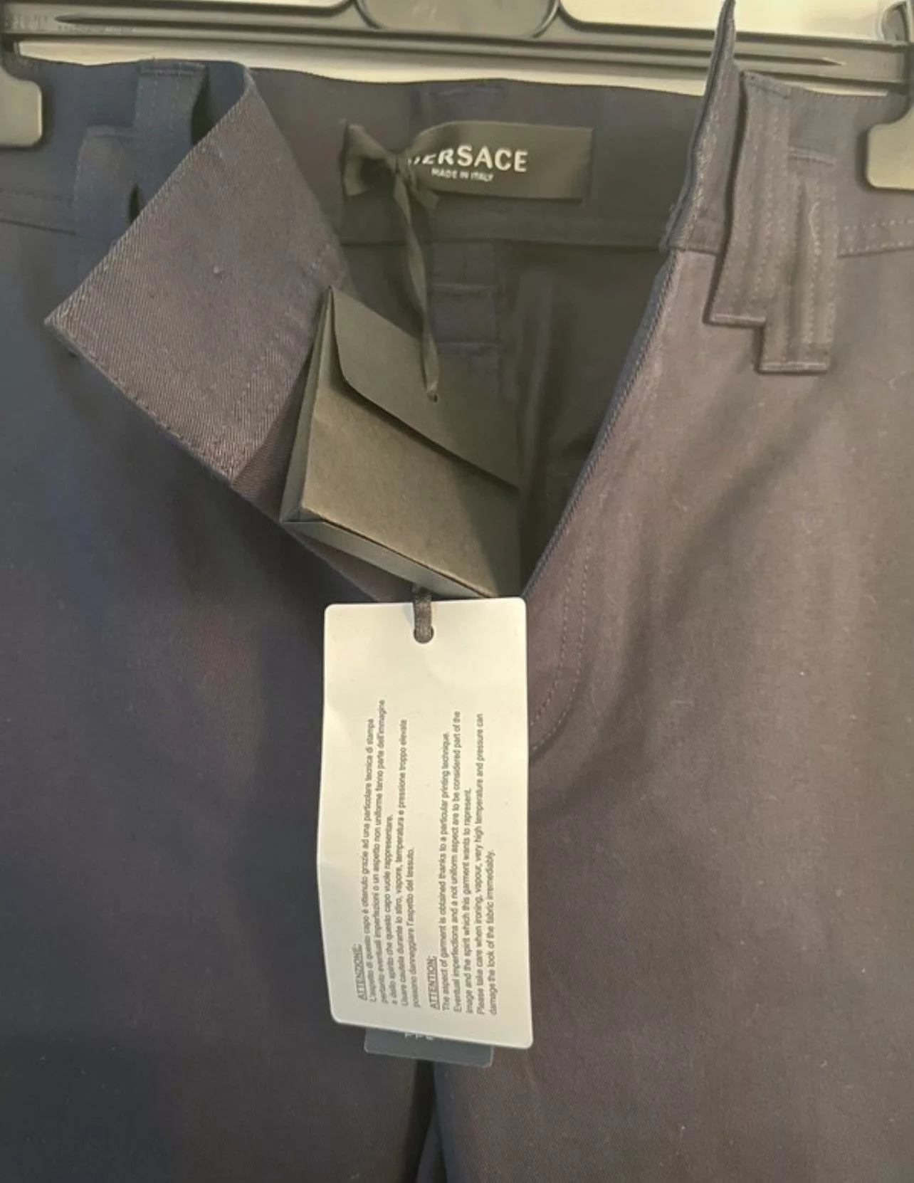 Versace Casual Pants Versace Cargo Pants Blue
