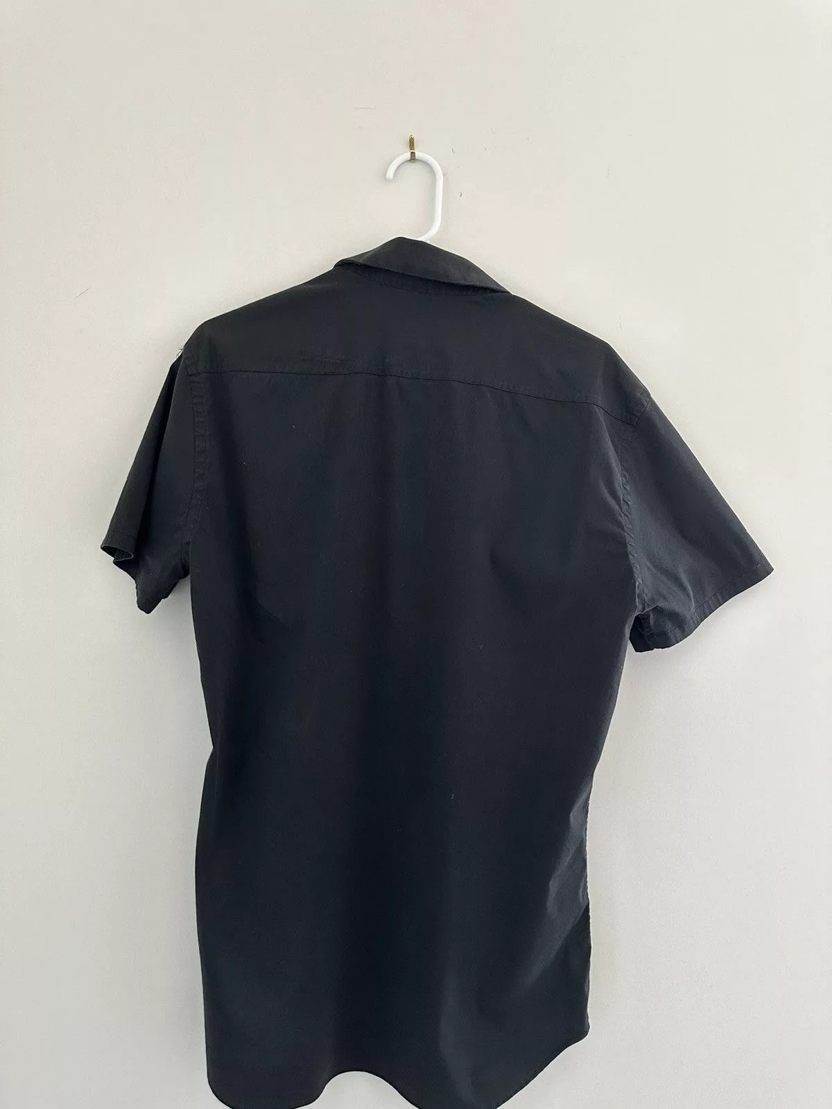 Prada Shirts Button Ups Prada short sleeve button up Black