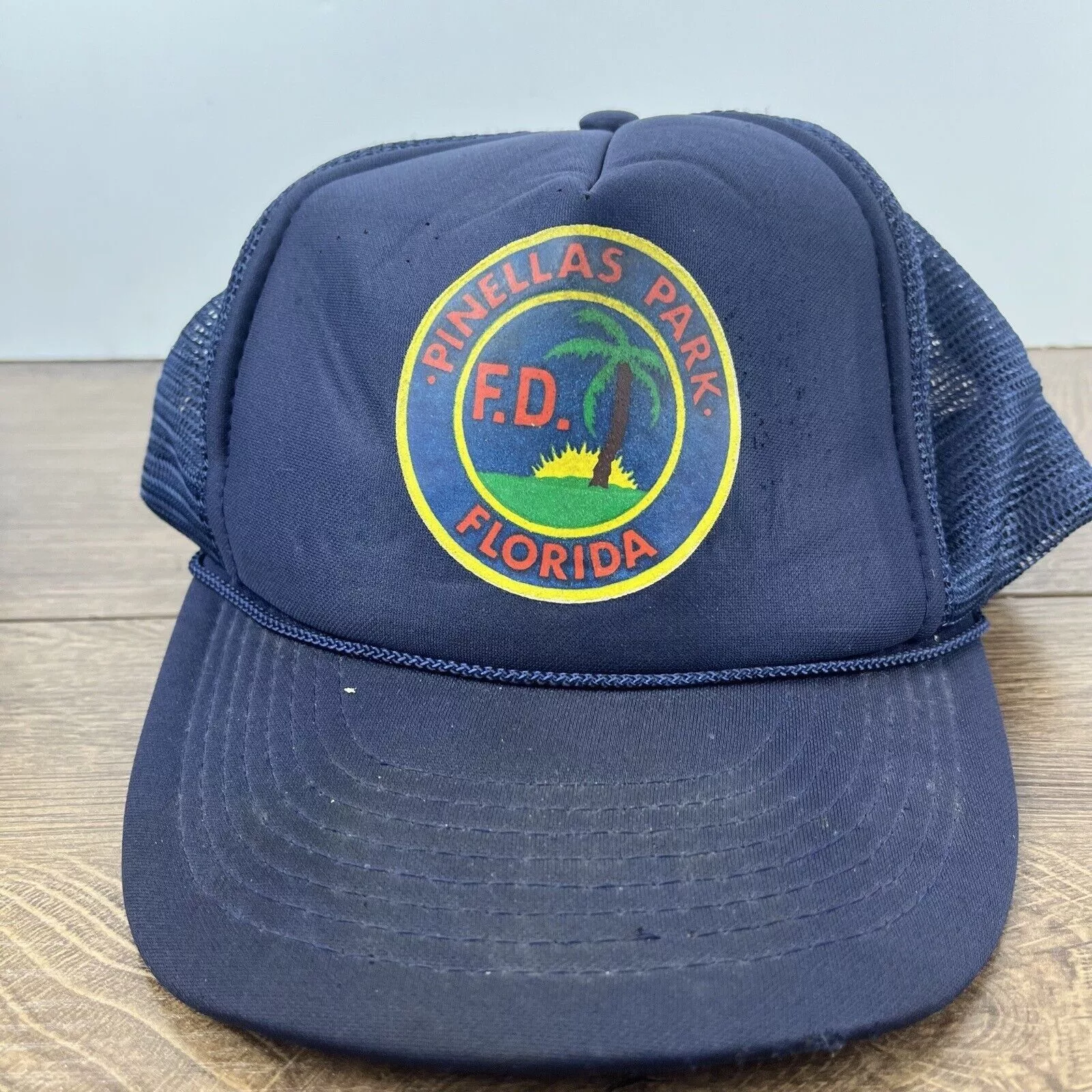 Other Hats Other Pinellas Park Florida Hat Snapback Hat Blue Adjustable Hat B
