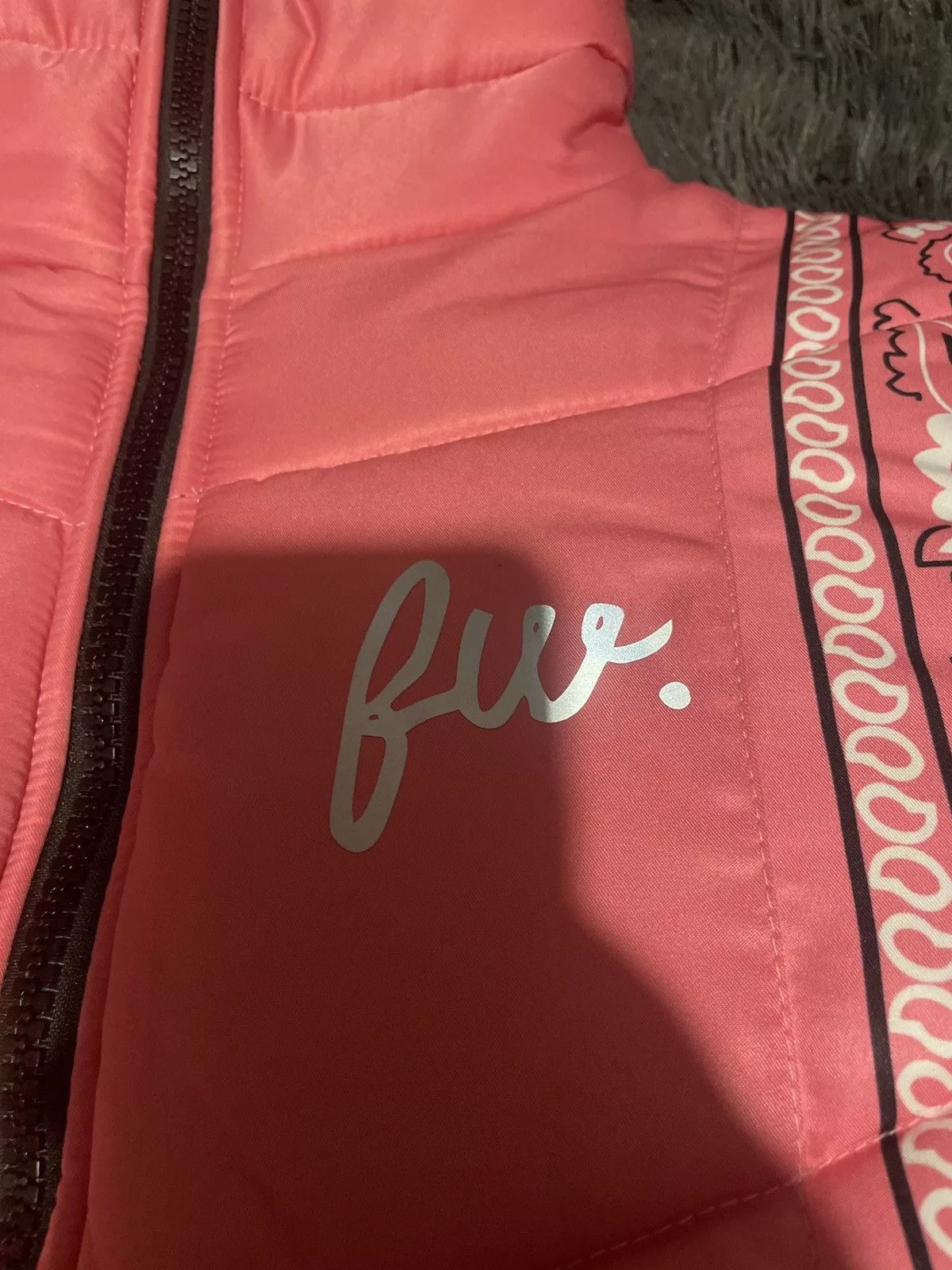Other Jackets Other Pink Bandanna Jacket