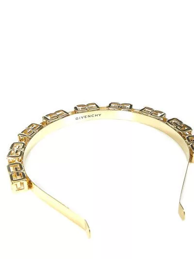 Givenchy Hair Accessories Givenchy o1srvl11e0724 Size: OS / G Cube Monogram Headband in Gold