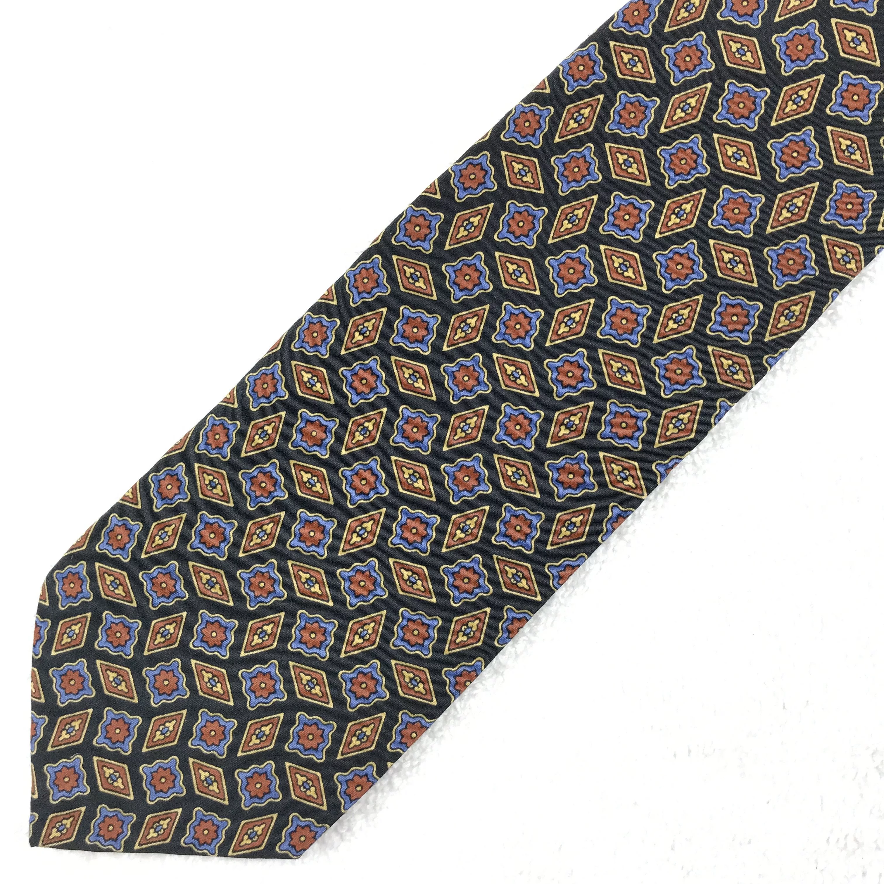 Lancel Ties Pocketsquares LC301 Vintage Lancel Necktie Pure Silk Multi