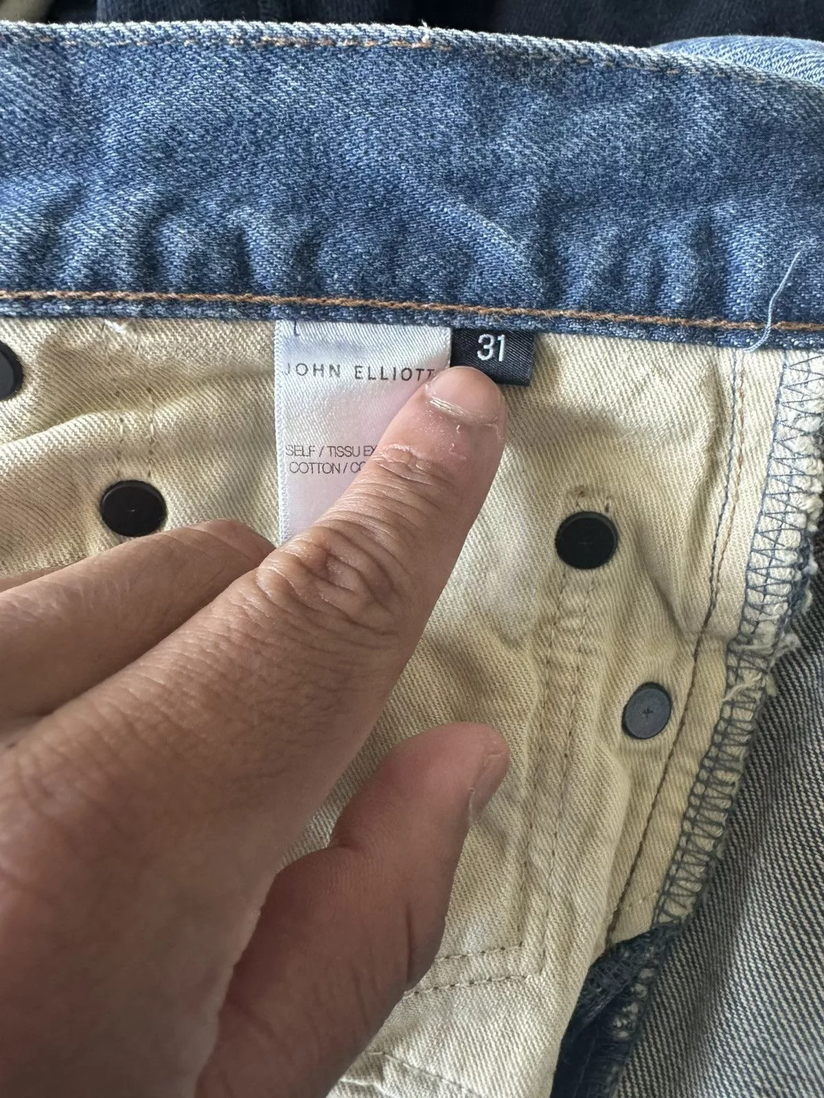 John Elliott Denim John Elliott John Elliot Daze Jeans Regular Fit Blue