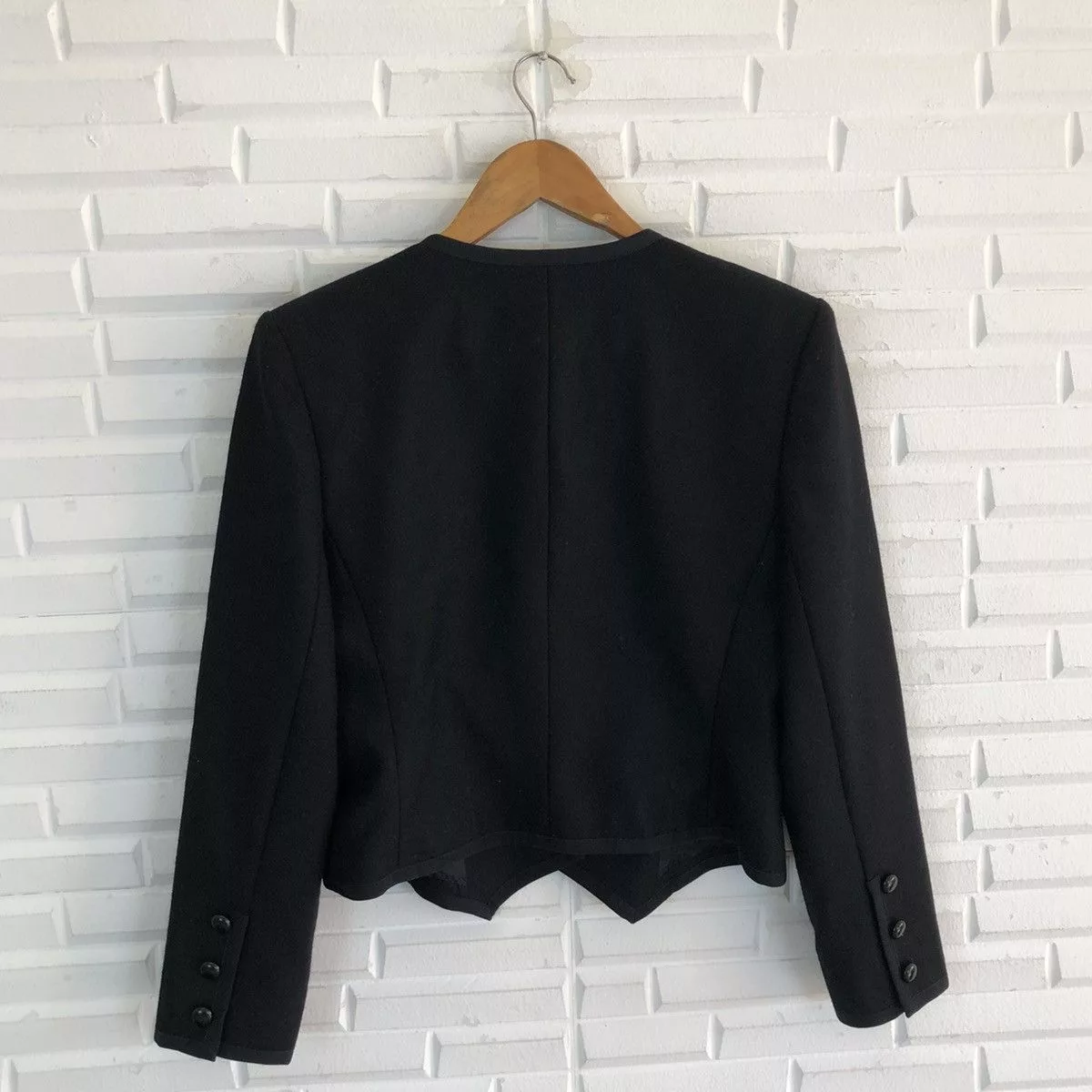 Designer Light Jackets Designer × Givenchy GIVENCHY HI FORMAL CROPPED JACKET Black