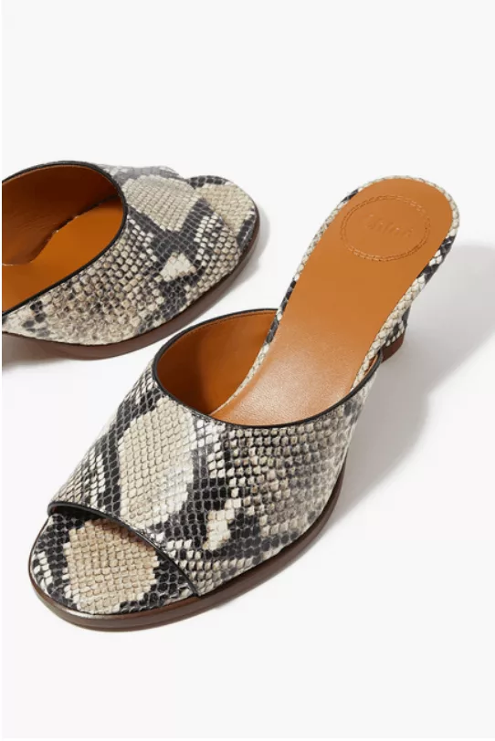 Chloe Mules Chloe o1loc1c0624 CHC23 Oli Mules in Multicolor